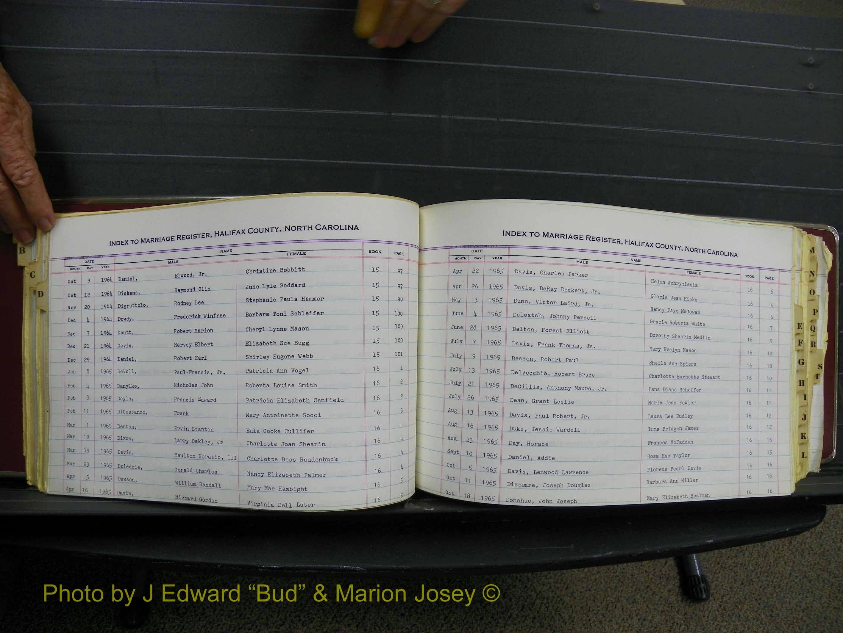 Halifax Marriage Index, 1963-1979 Index D03.JPG