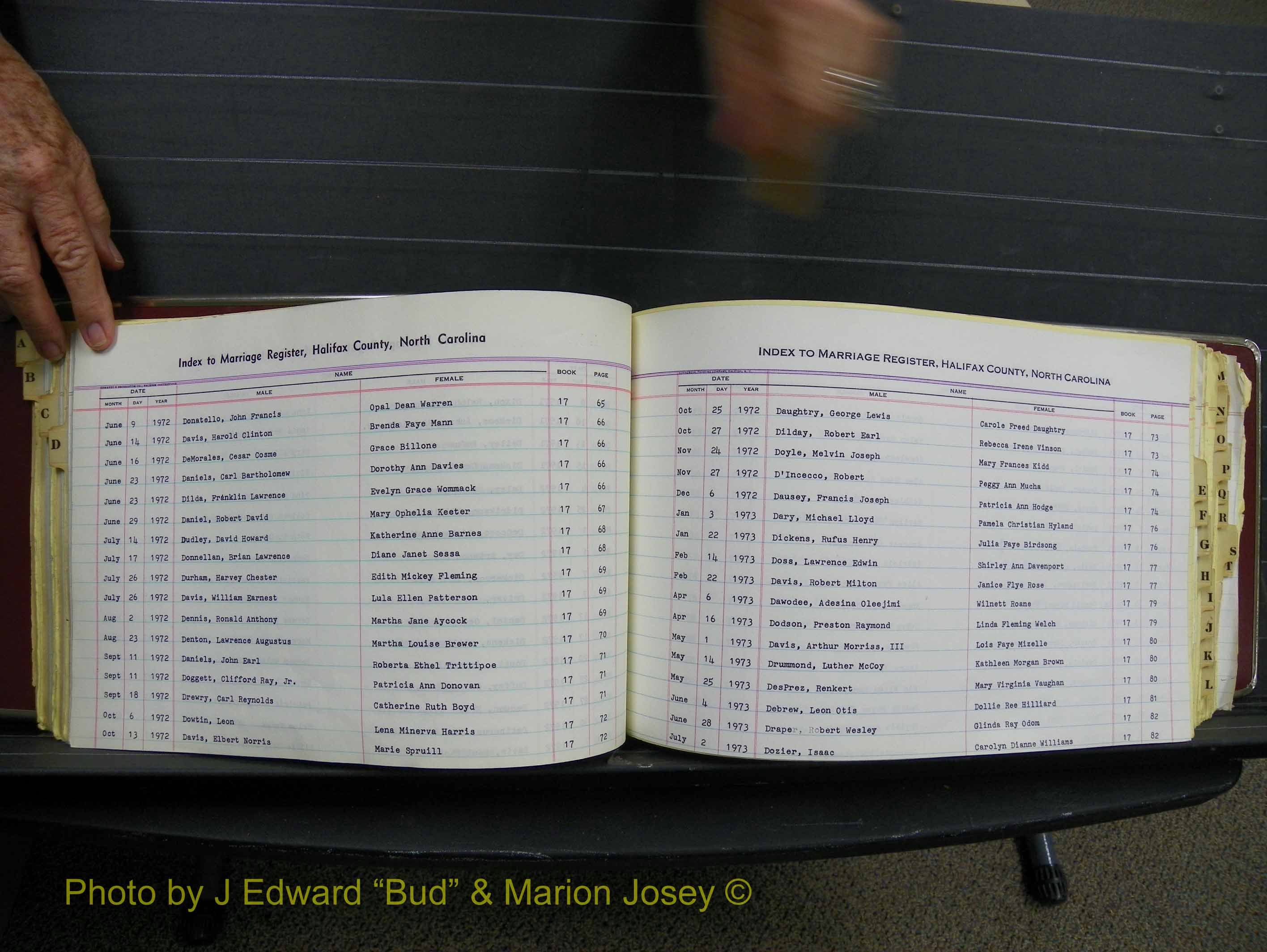 Halifax Marriage Index, 1963-1979 Index D13.JPG