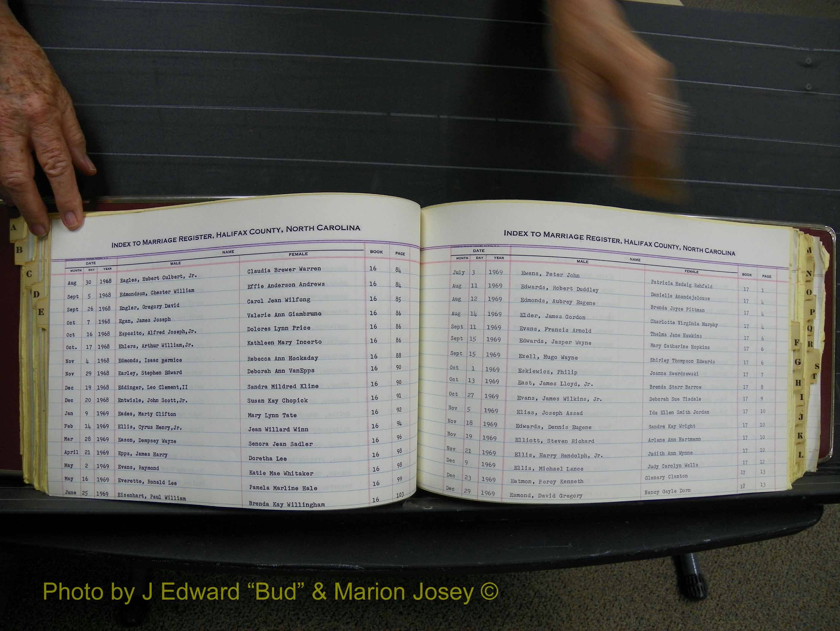 Halifax Marriage Index, 1963-1979 Index E05.JPG