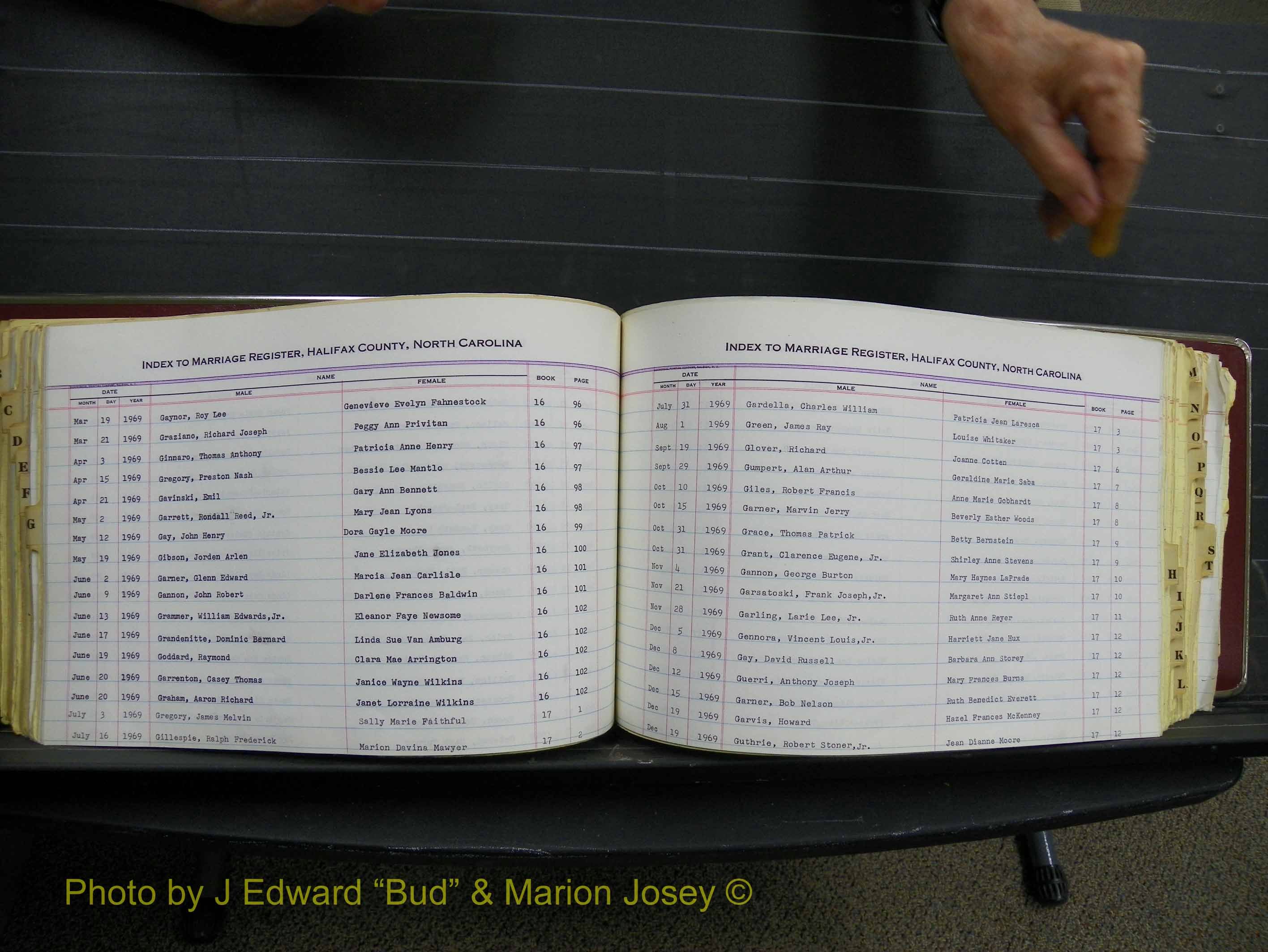 Halifax Marriage Index, 1963-1979 Index G09.JPG