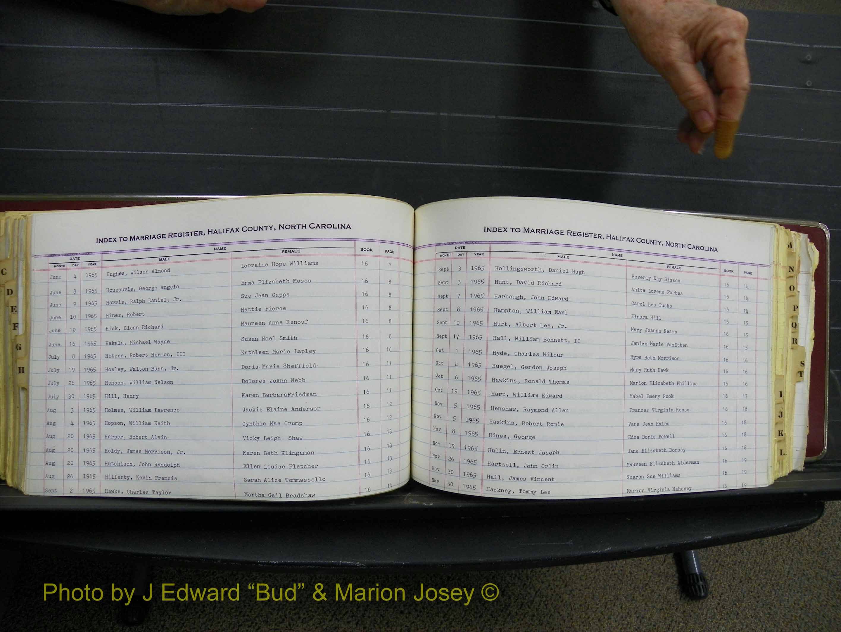 Halifax Marriage Index, 1963-1979 Index H06.JPG