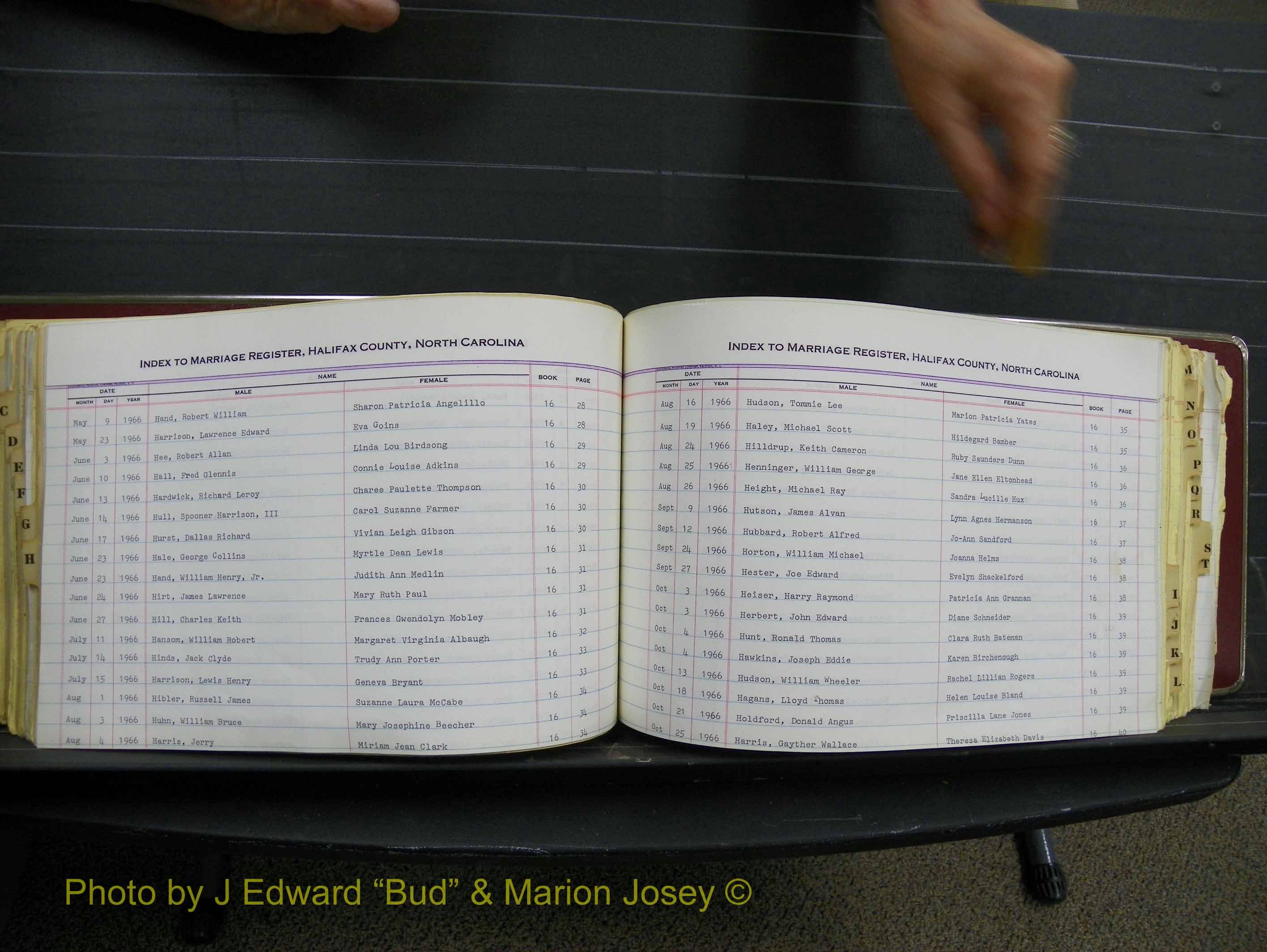 Halifax Marriage Index, 1963-1979 Index H08.JPG