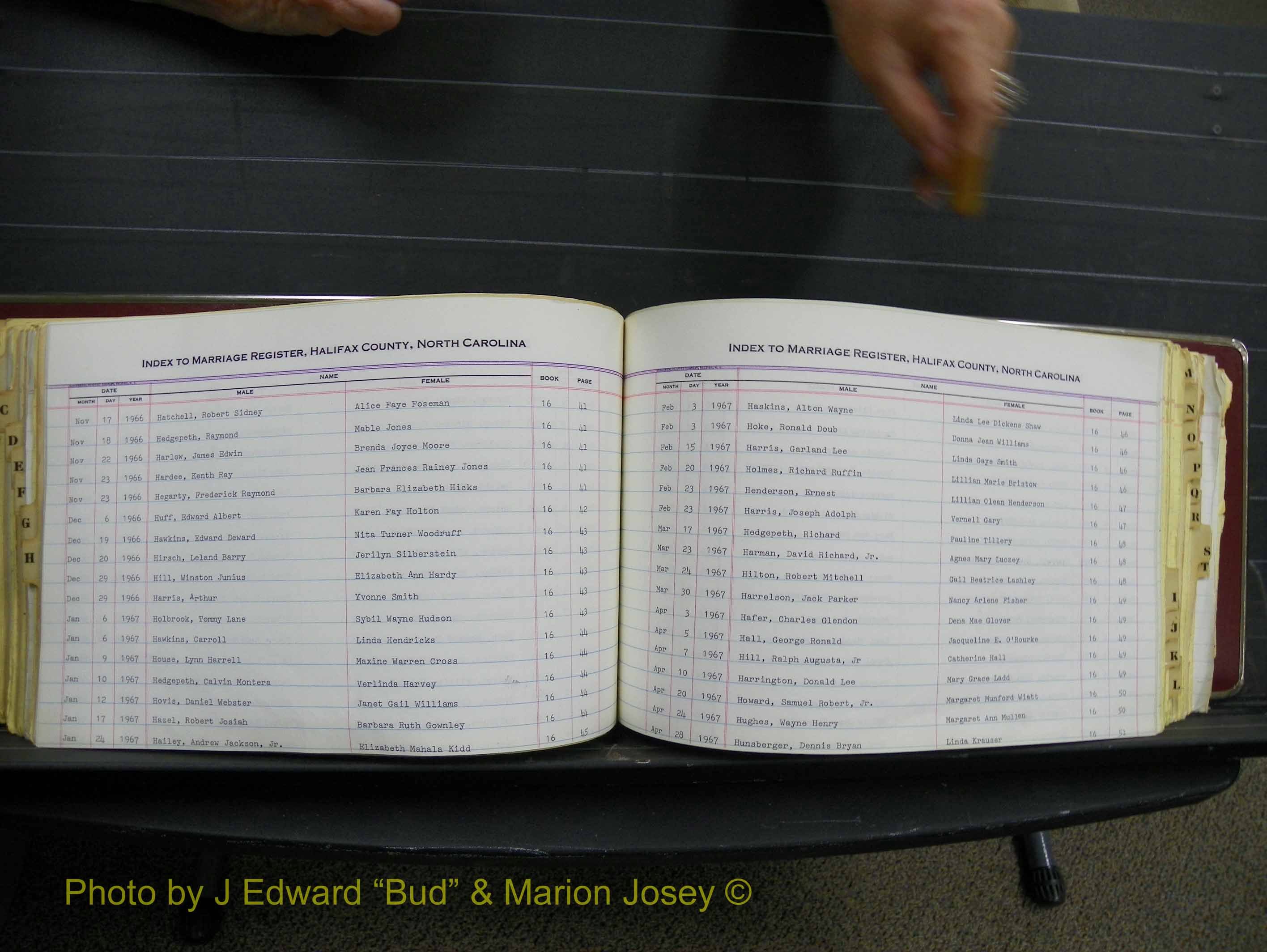 Halifax Marriage Index, 1963-1979 Index H09.JPG