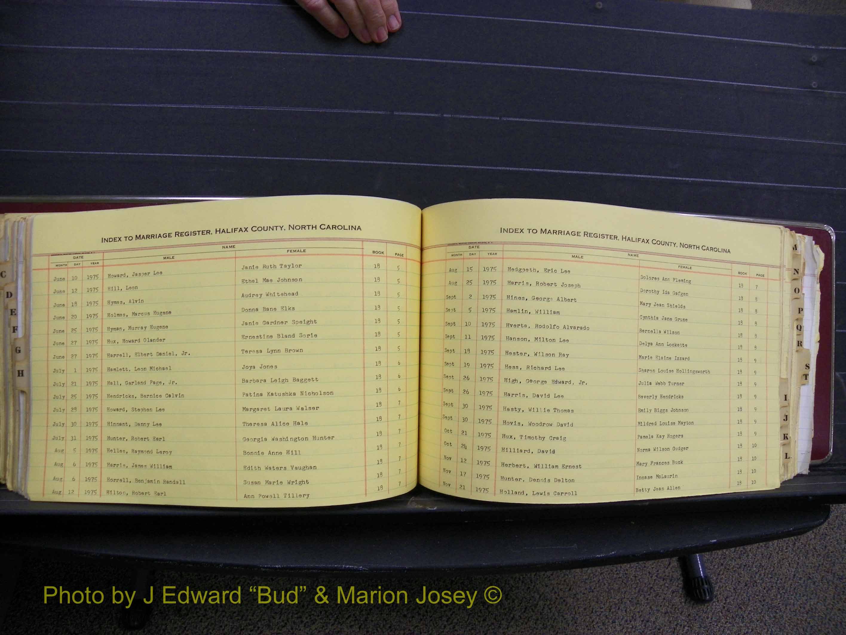 Halifax Marriage Index, 1963-1979 Index H28.JPG