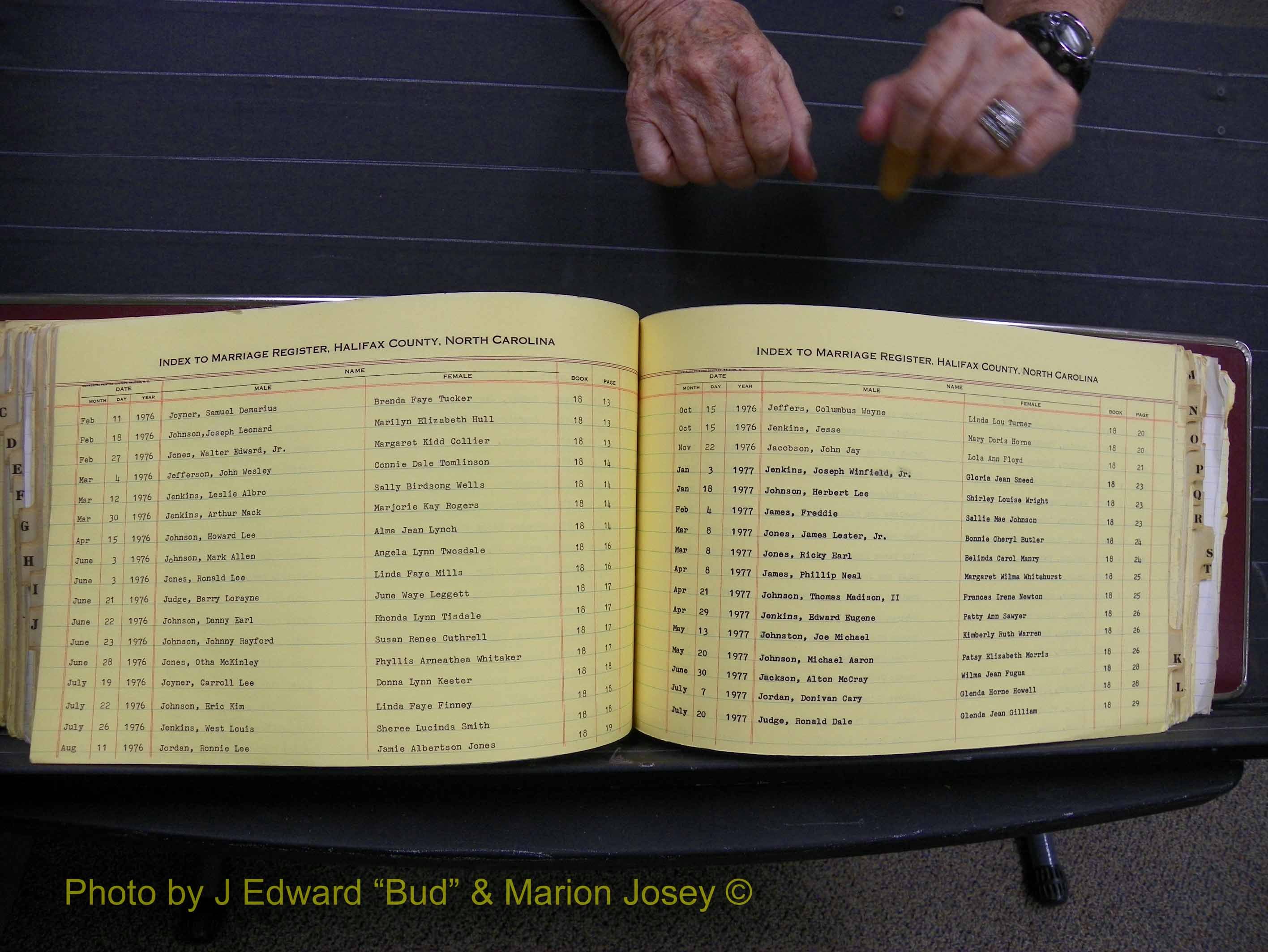 Halifax Marriage Index, 1963-1979 Index J13.JPG