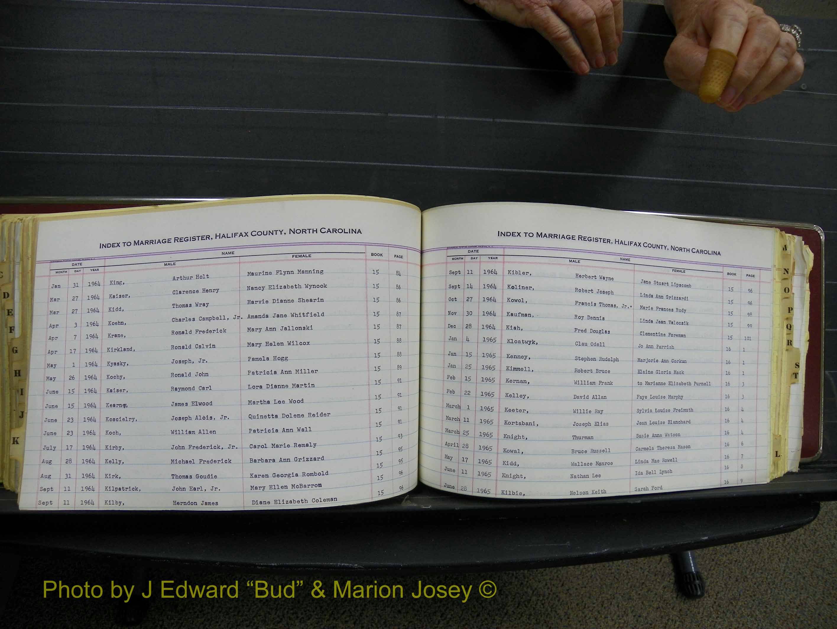 Halifax Marriage Index, 1963-1979 Index K02.JPG