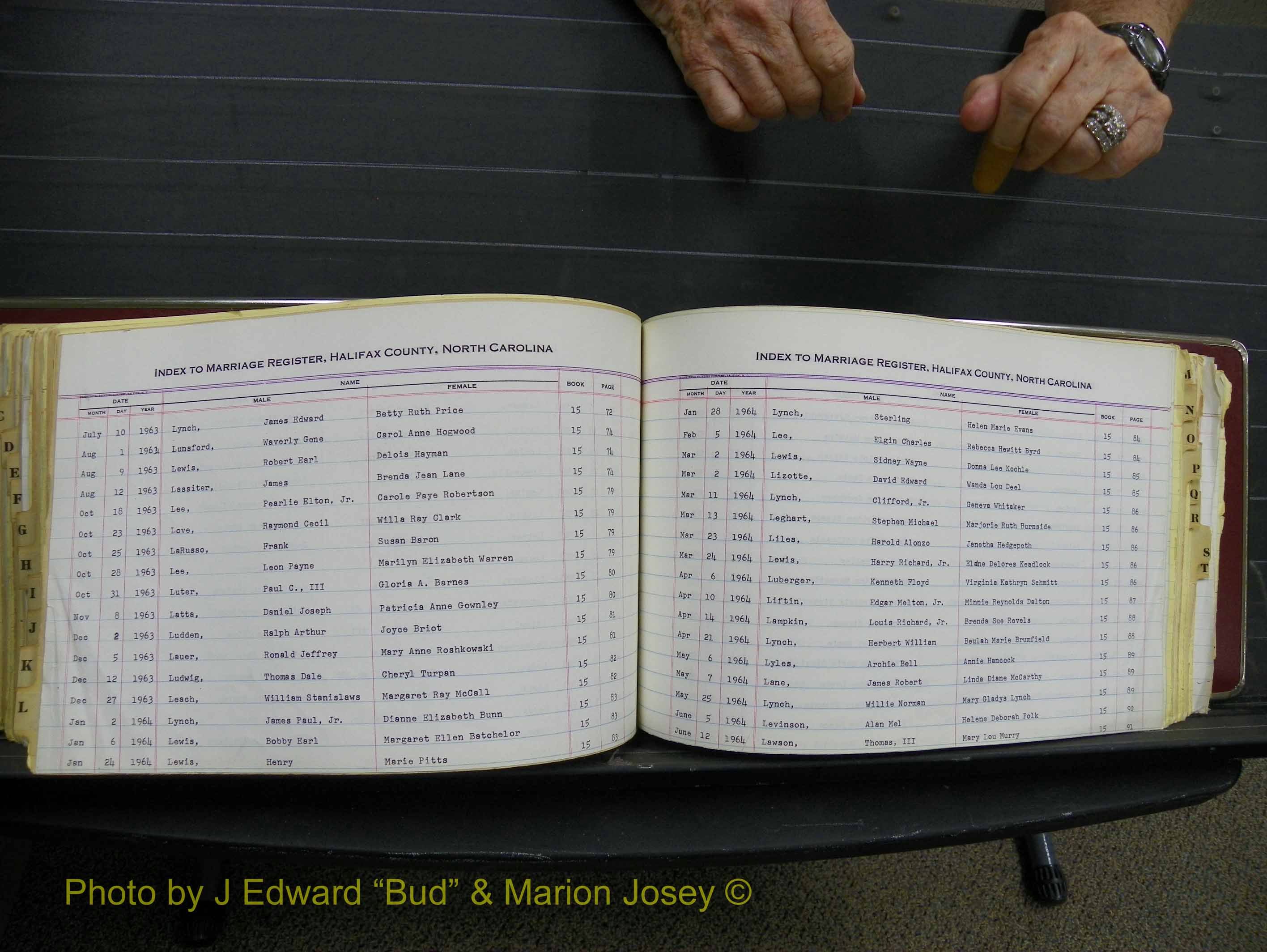 Halifax Marriage Index, 1963-1979 Index L02.JPG