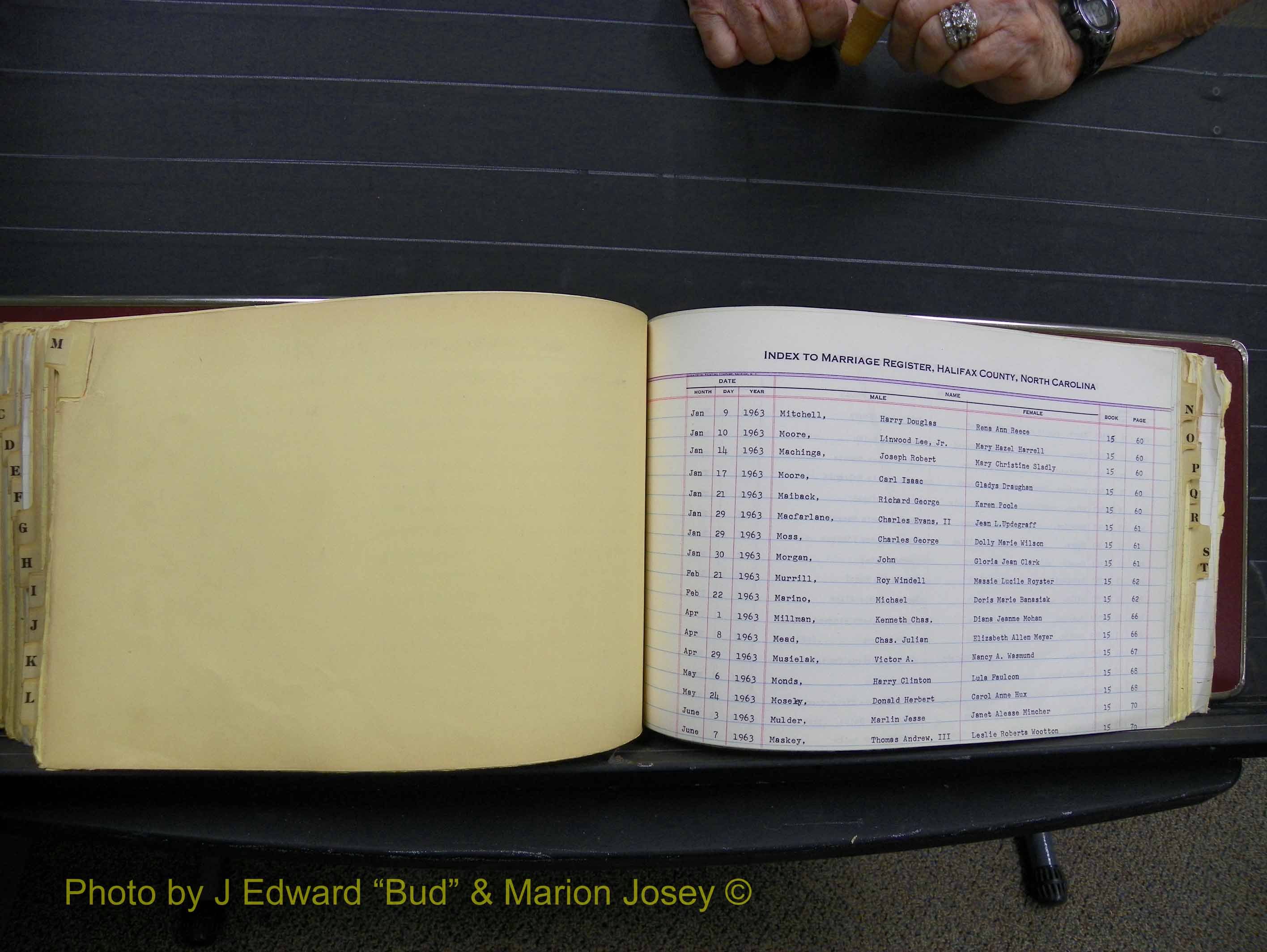Halifax Marriage Index, 1963-1979 Index M01.JPG