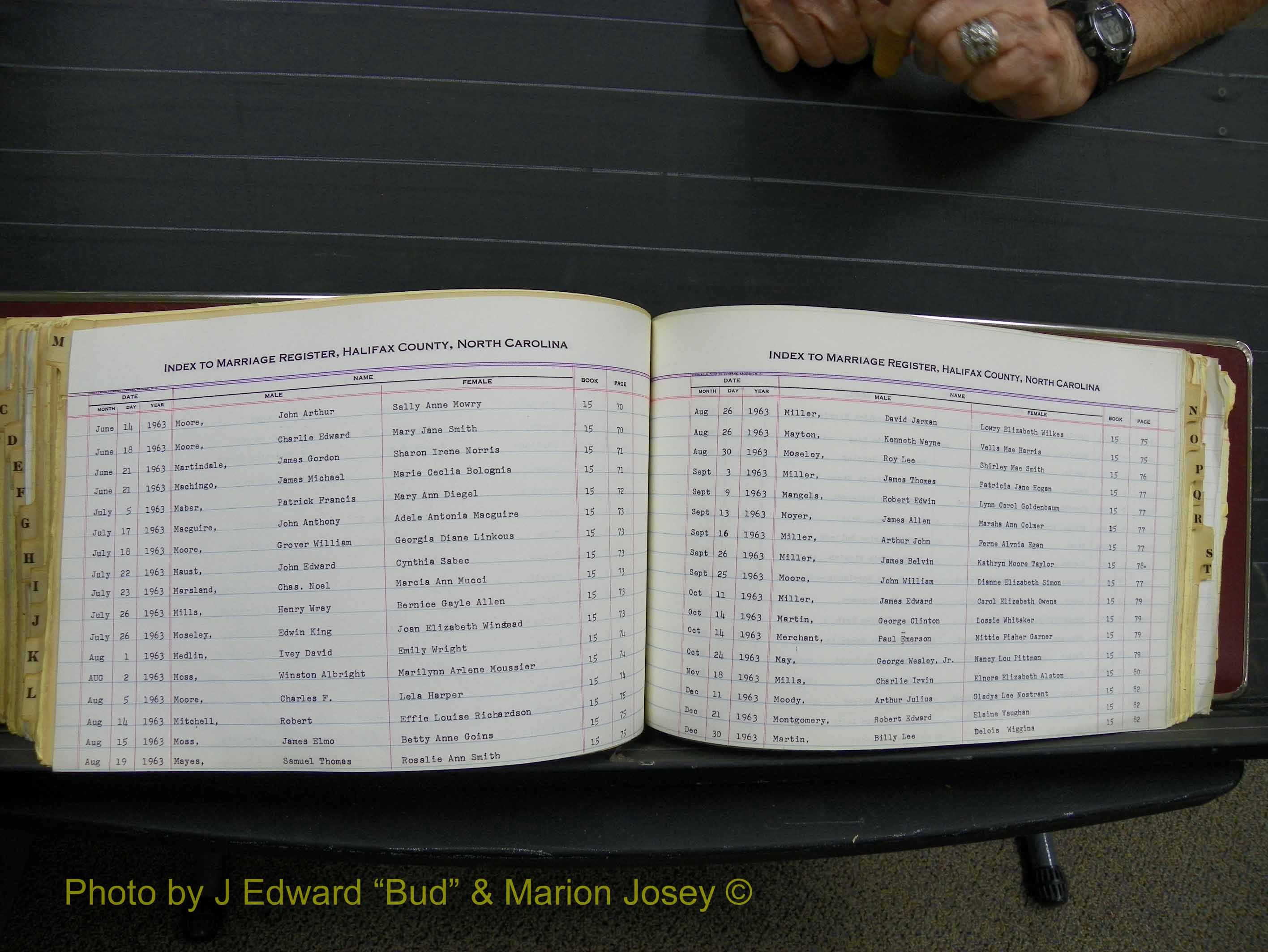 Halifax Marriage Index, 1963-1979 Index M02.JPG