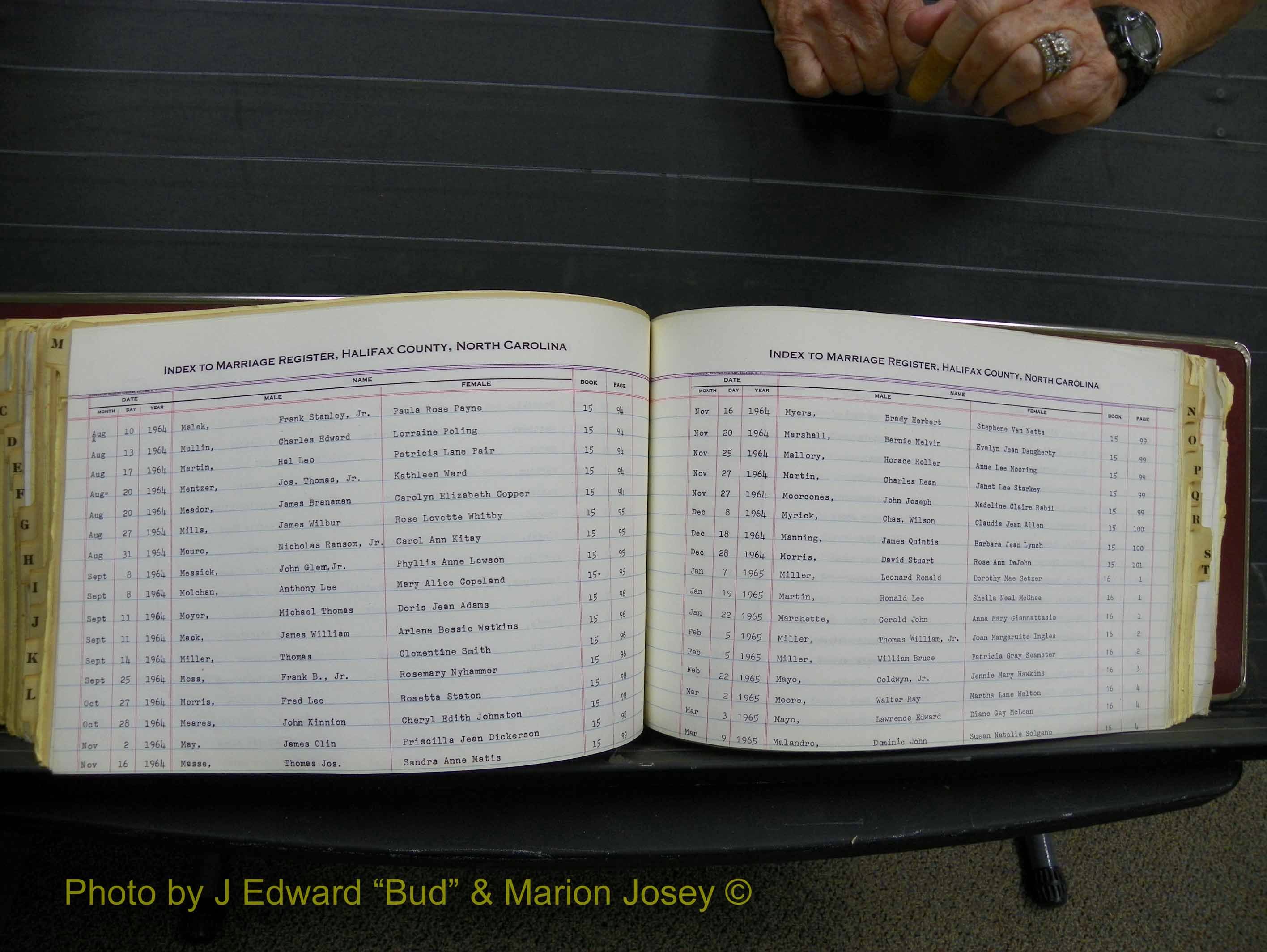 Halifax Marriage Index, 1963-1979 Index M04.JPG