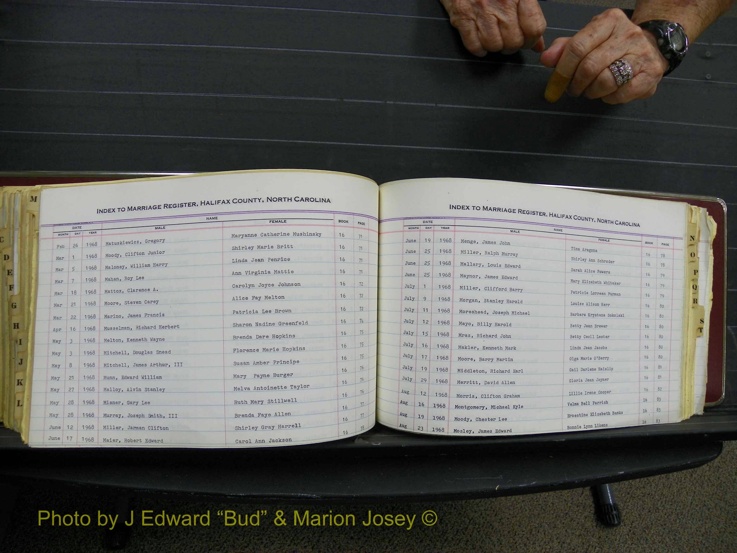Halifax Marriage Index, 1963-1979 Index M11.JPG