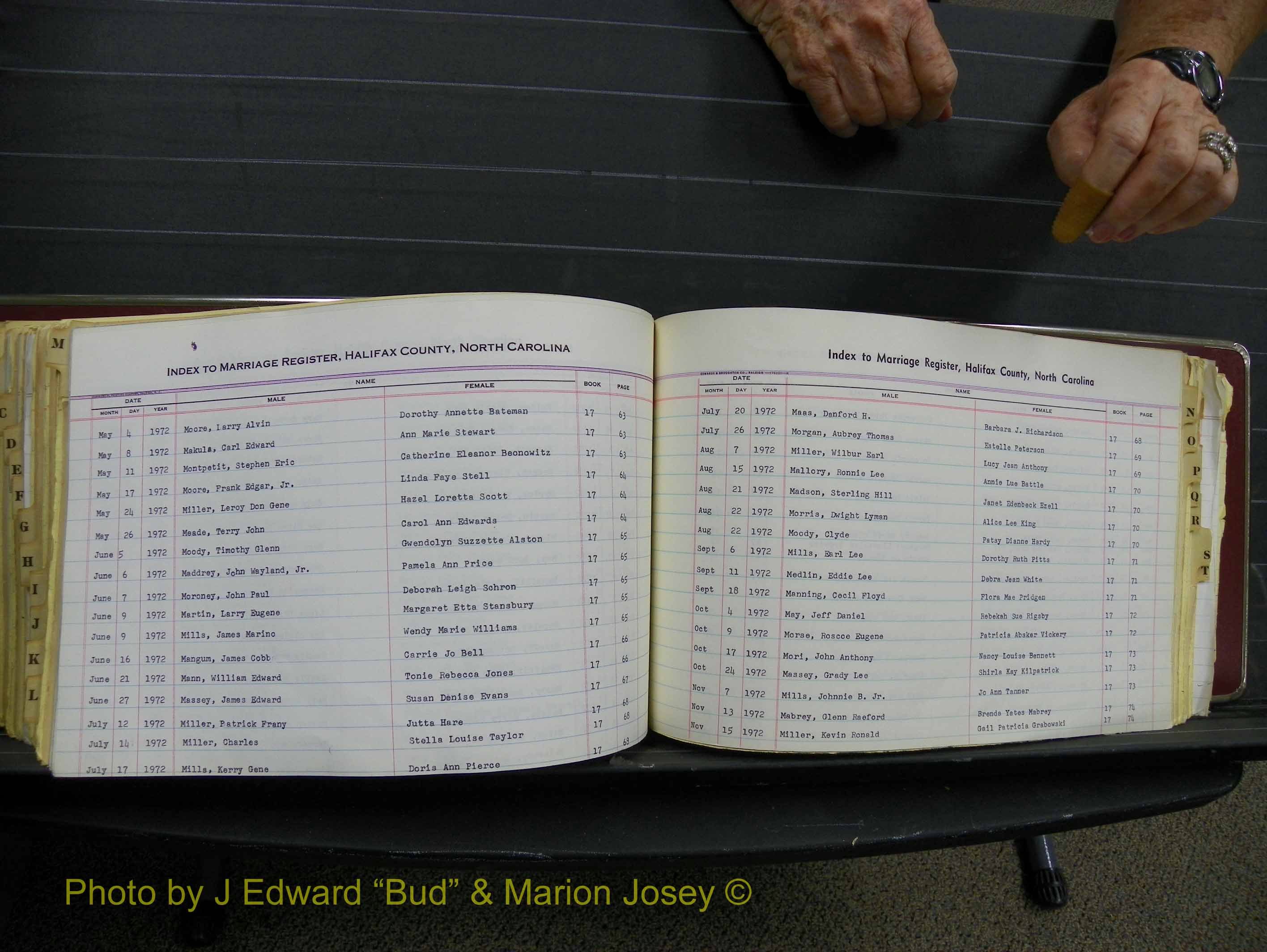 Halifax Marriage Index, 1963-1979 Index M19.JPG