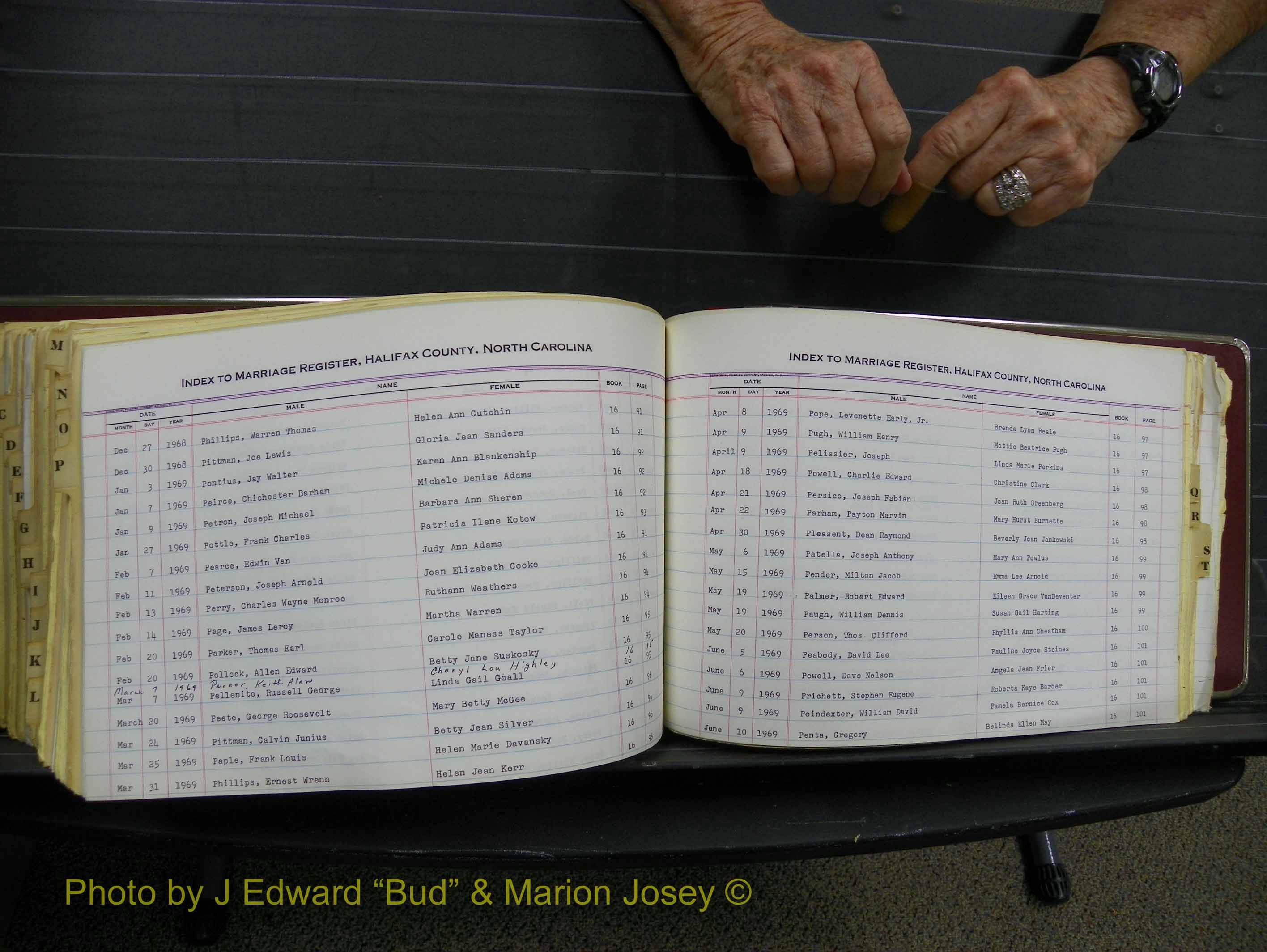 Halifax Marriage Index, 1963-1979 Index P11.JPG