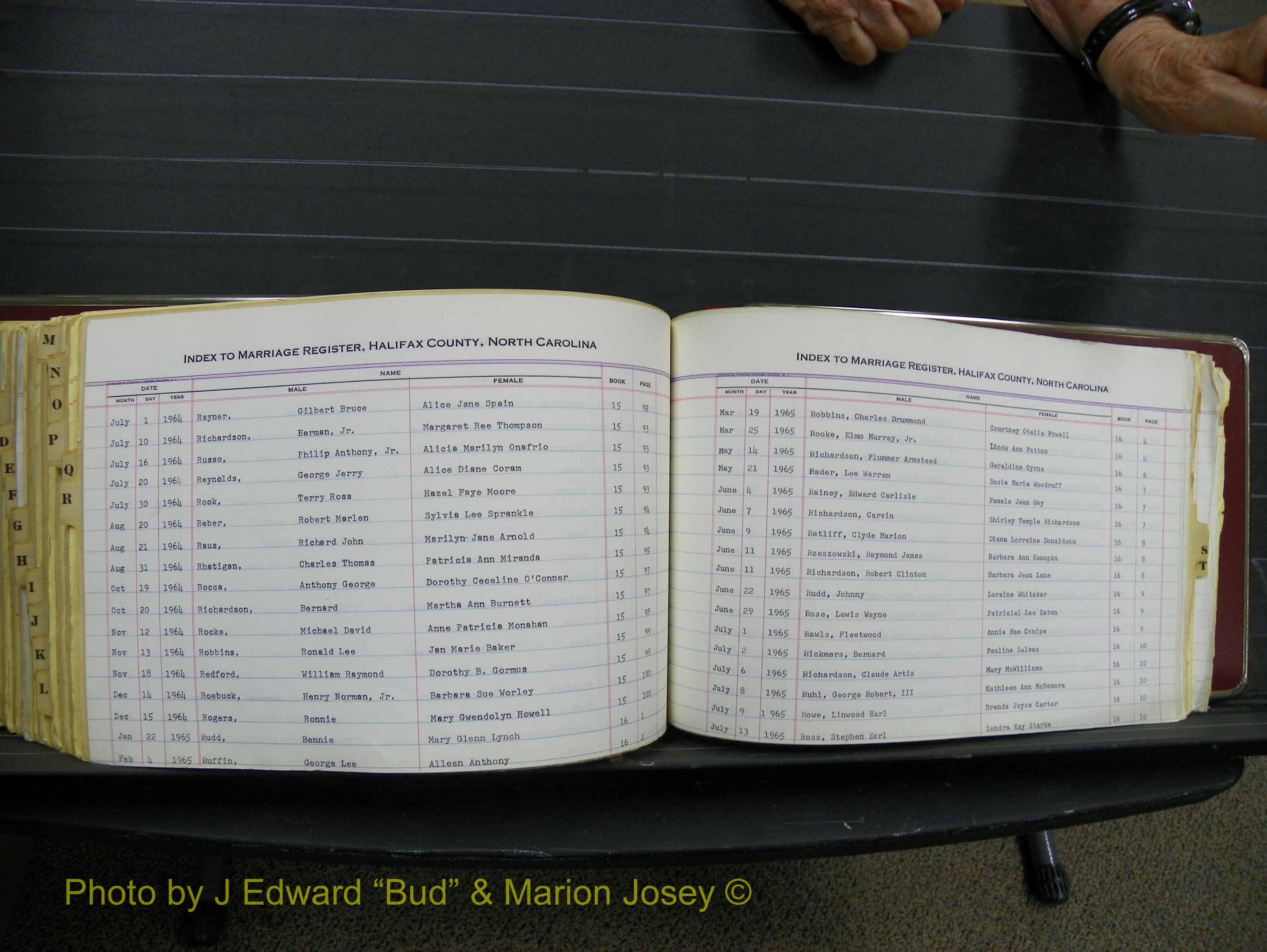 Halifax Marriage Index, 1963-1979 Index R03.JPG
