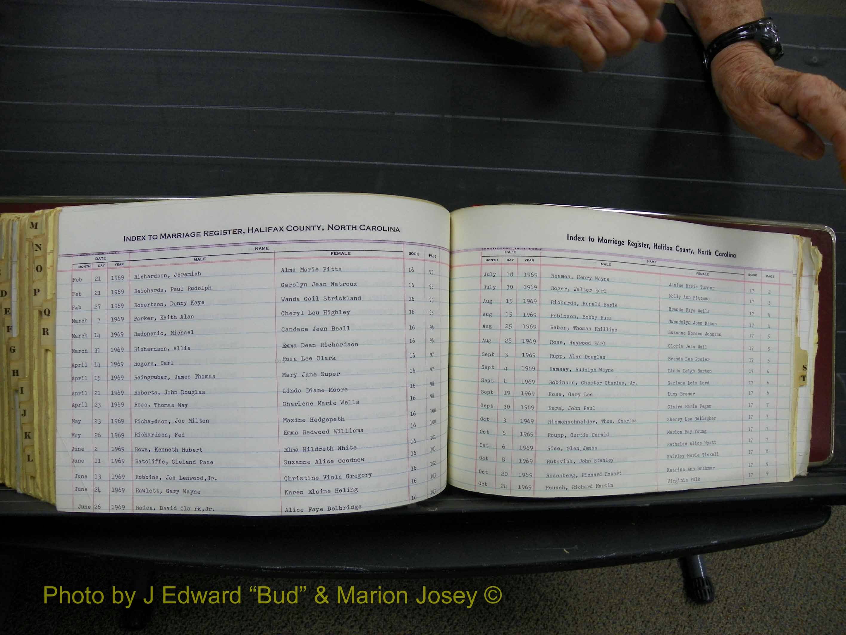 Halifax Marriage Index, 1963-1979 Index R09.JPG