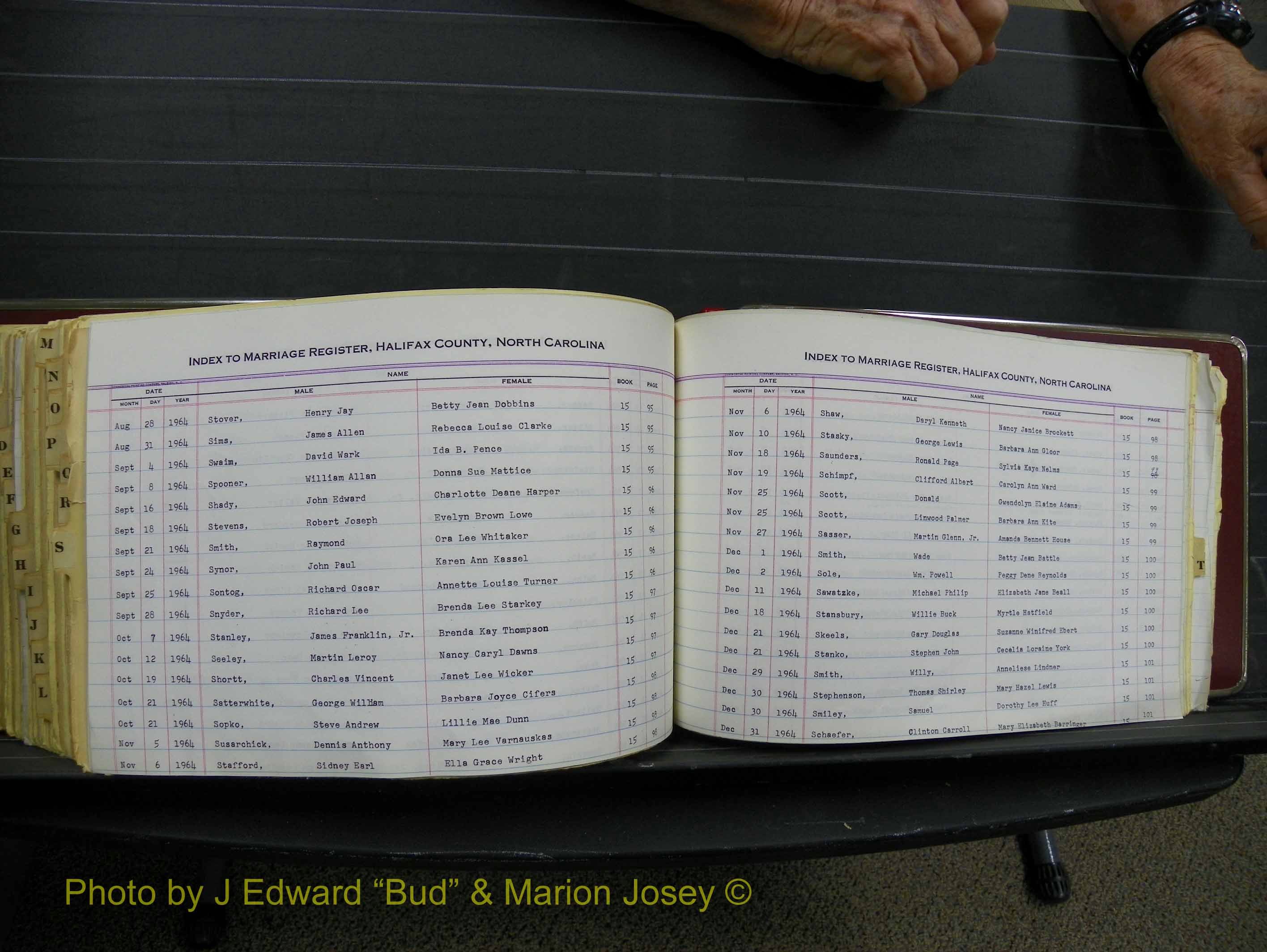 Halifax Marriage Index, 1963-1979 Index S05.JPG