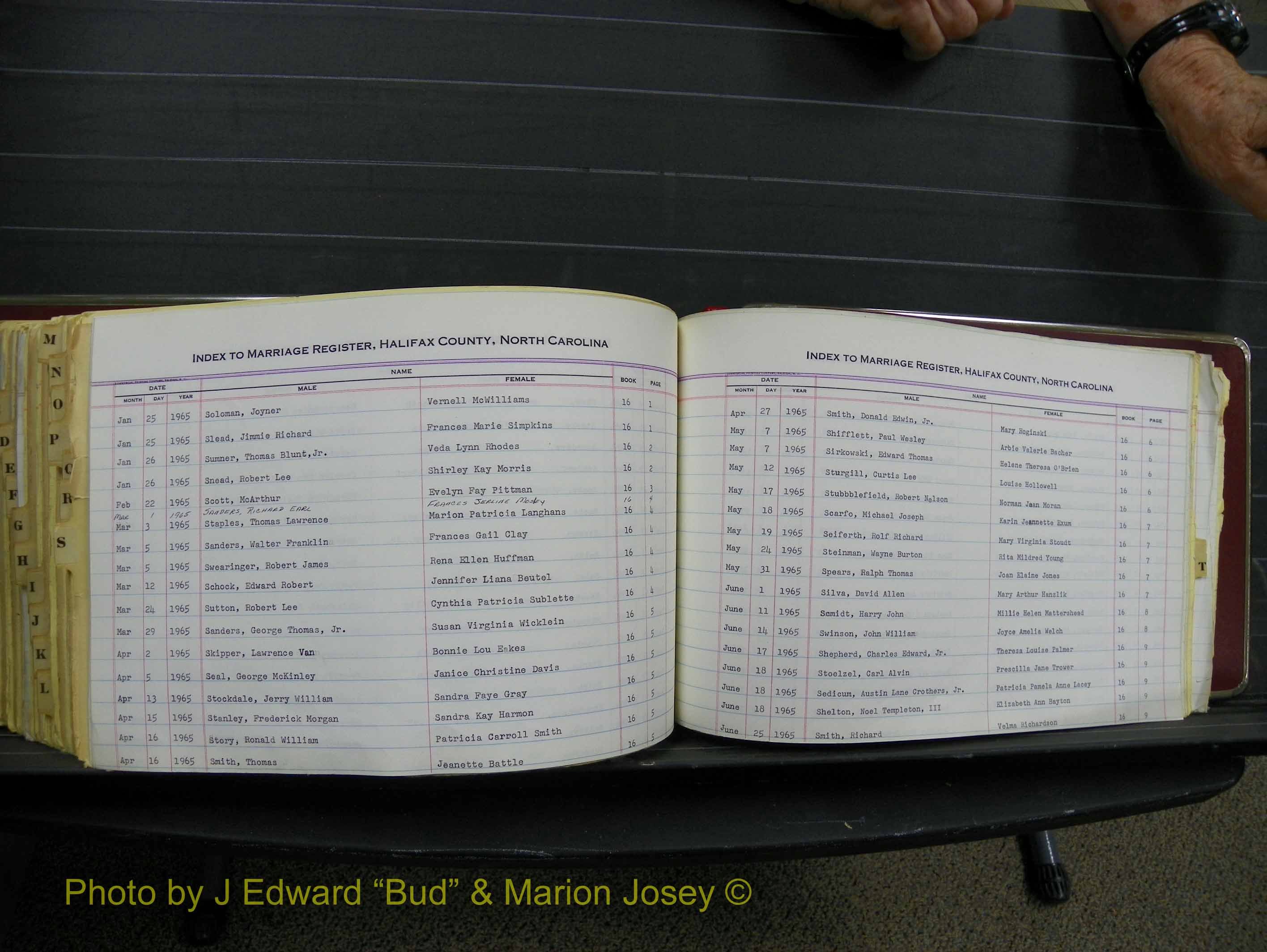 Halifax Marriage Index, 1963-1979 Index S06.JPG