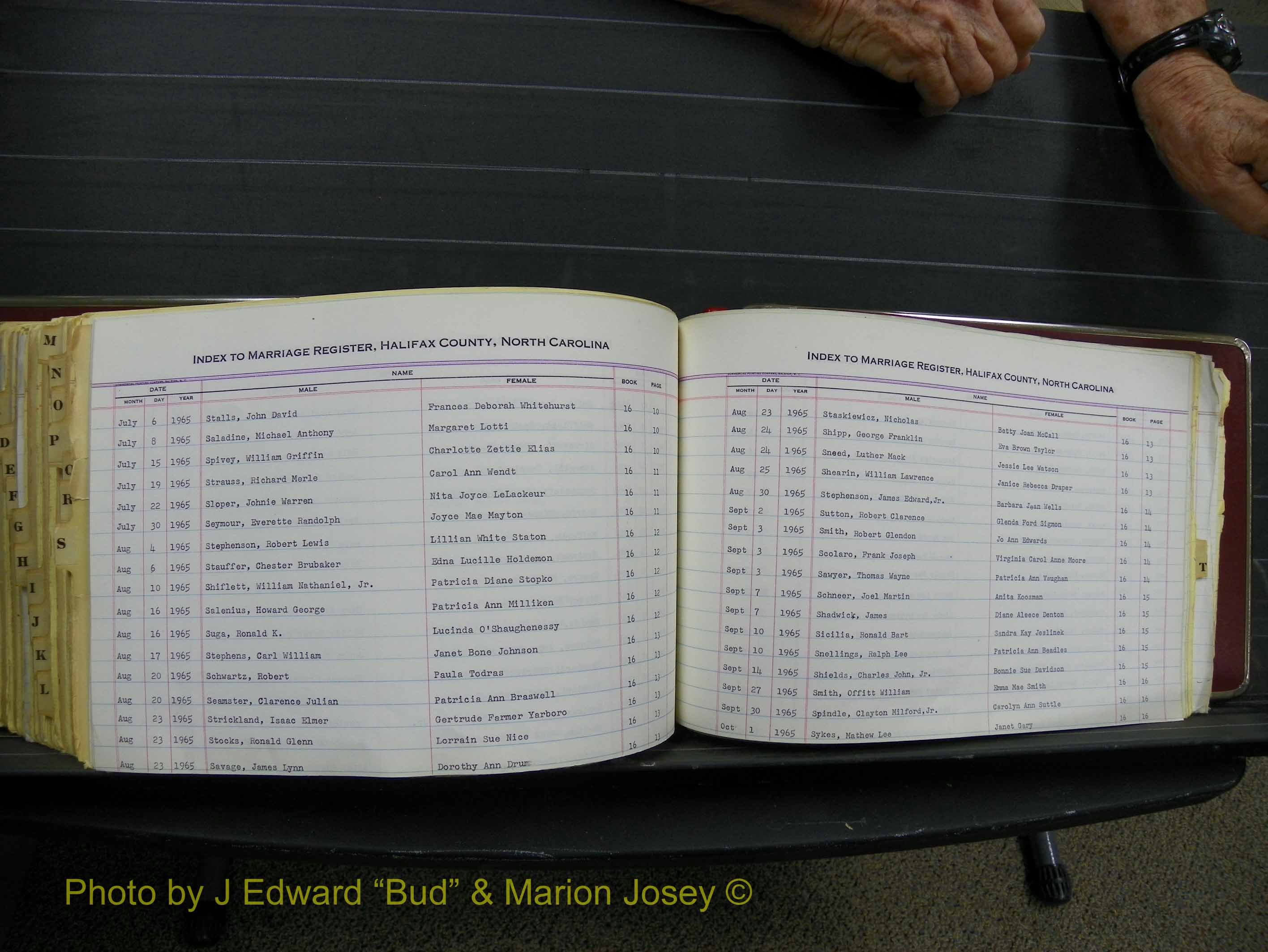 Halifax Marriage Index, 1963-1979 Index S07.JPG