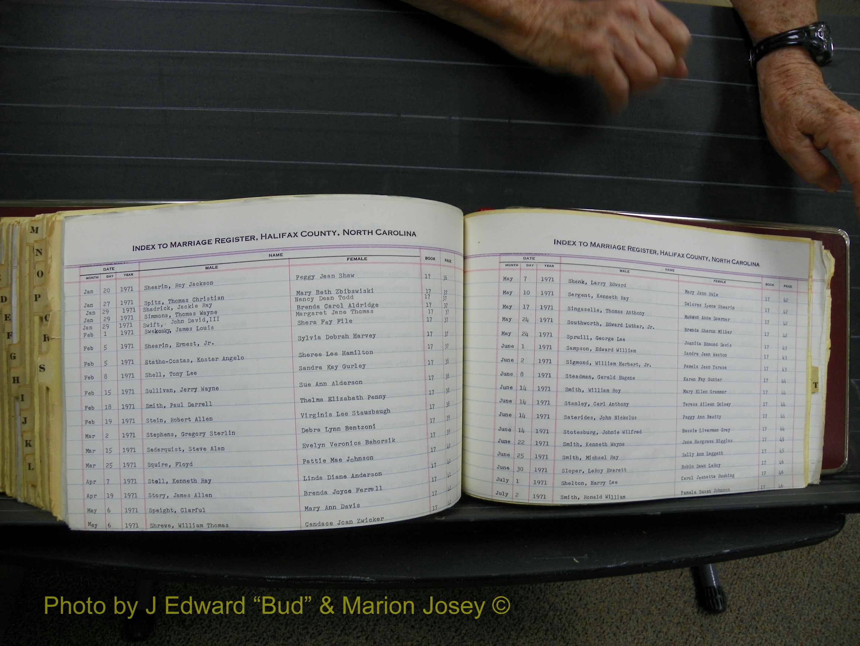 Halifax Marriage Index, 1963-1979 Index S23.JPG