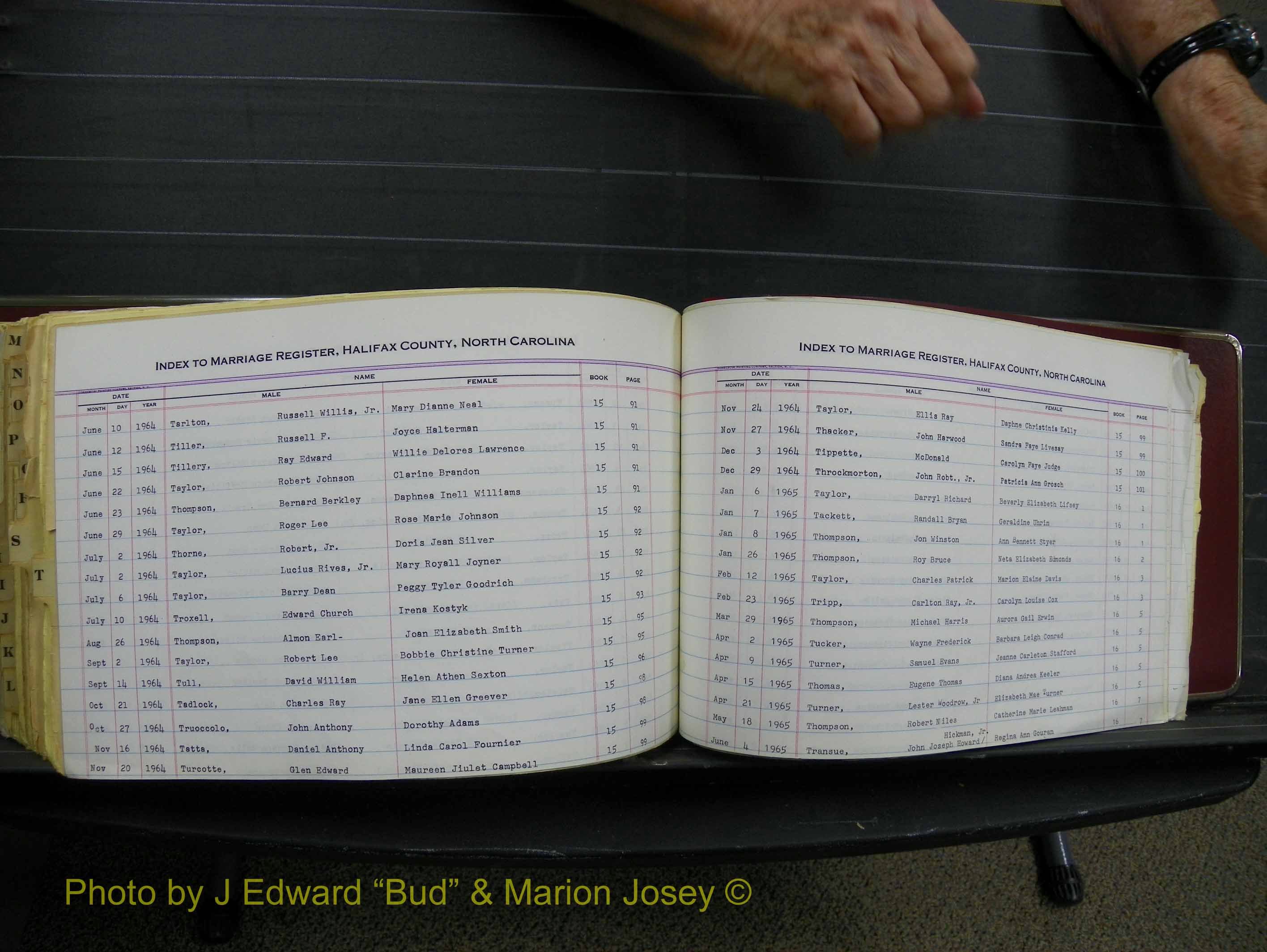 Halifax Marriage Index, 1963-1979 Index T03.JPG