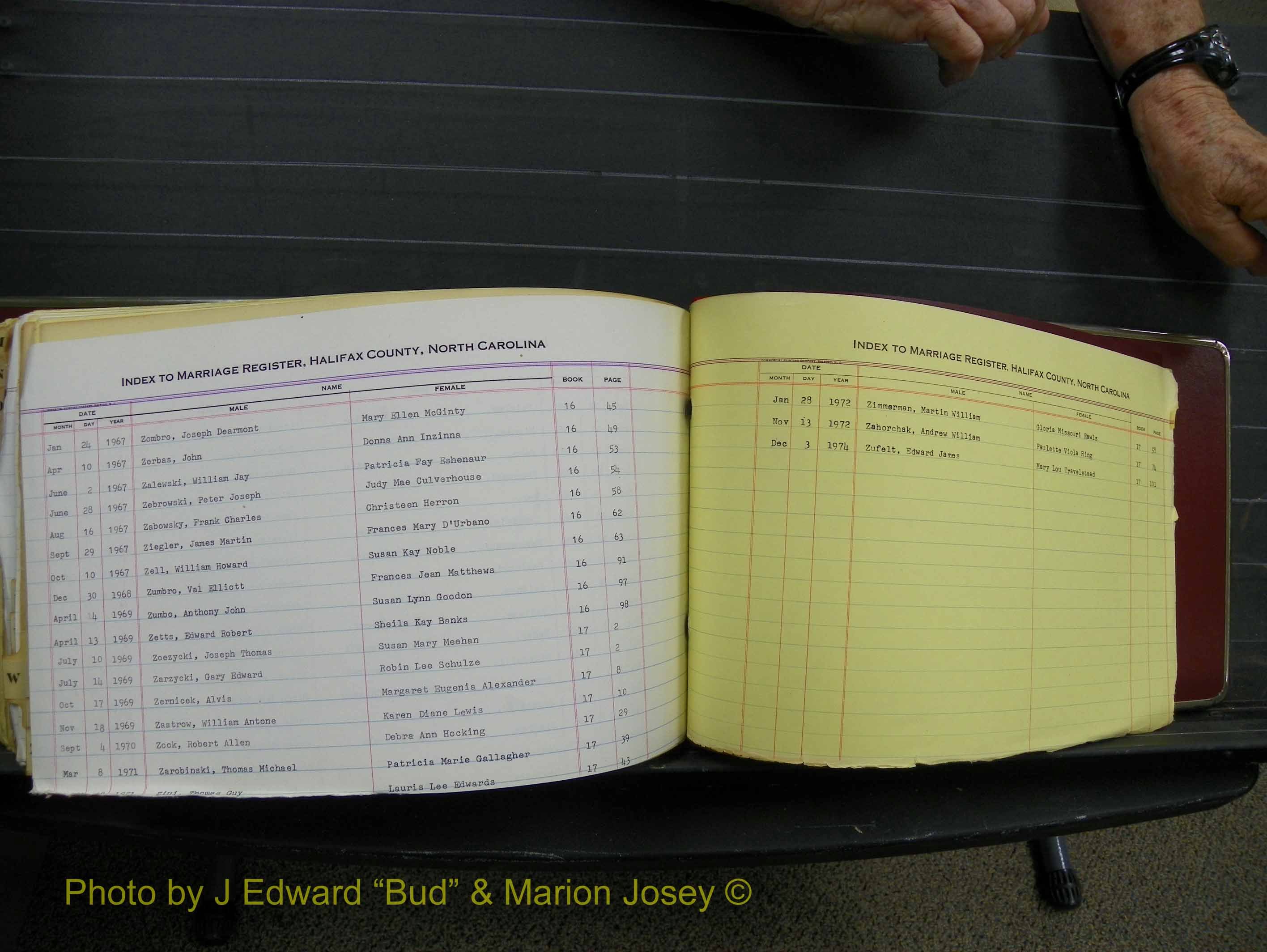 Halifax Marriage Index, 1963-1979 Index Z02.JPG