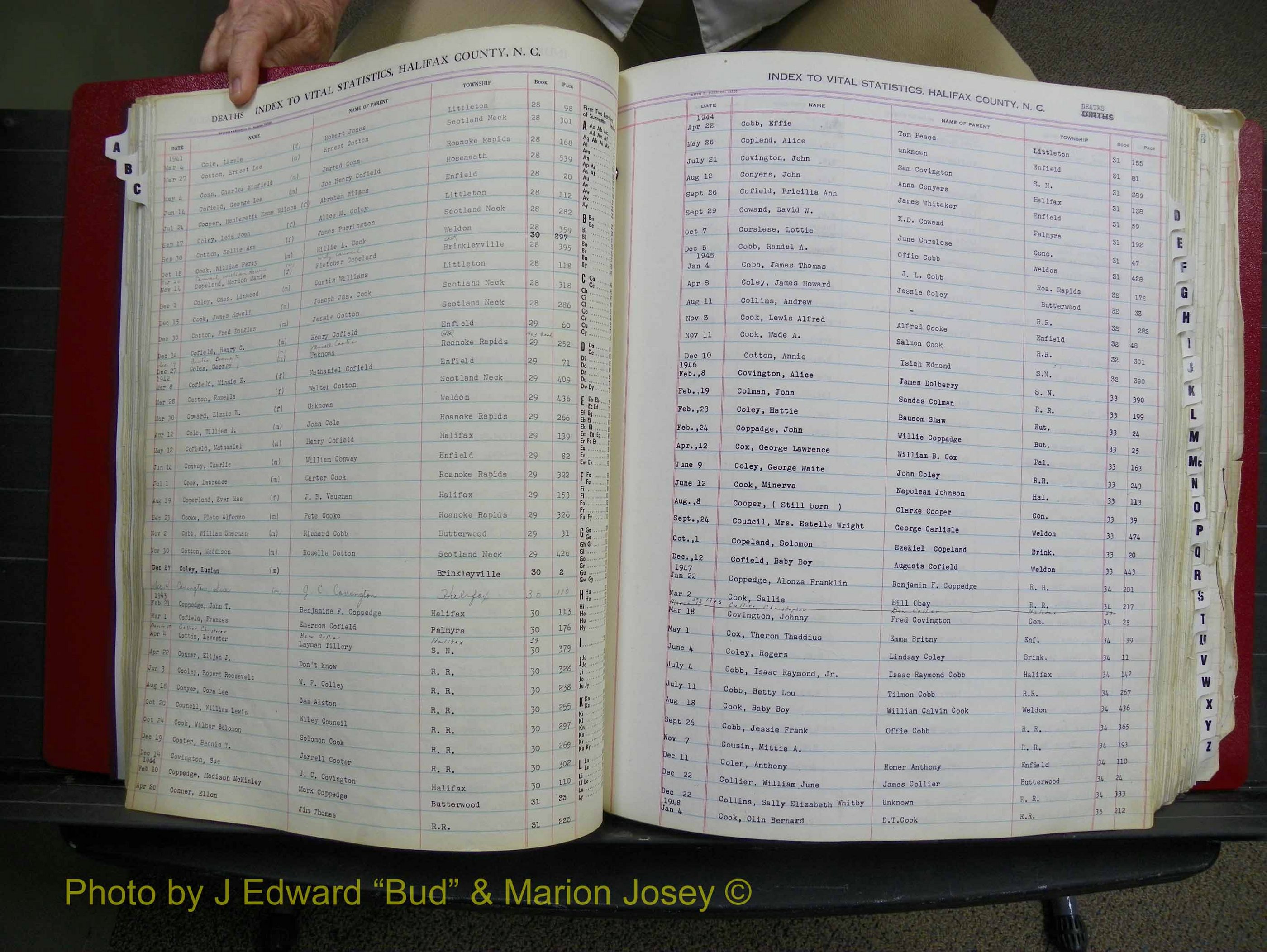 Halifax Deaths, A-Z, 1932-1960 (154).JPG