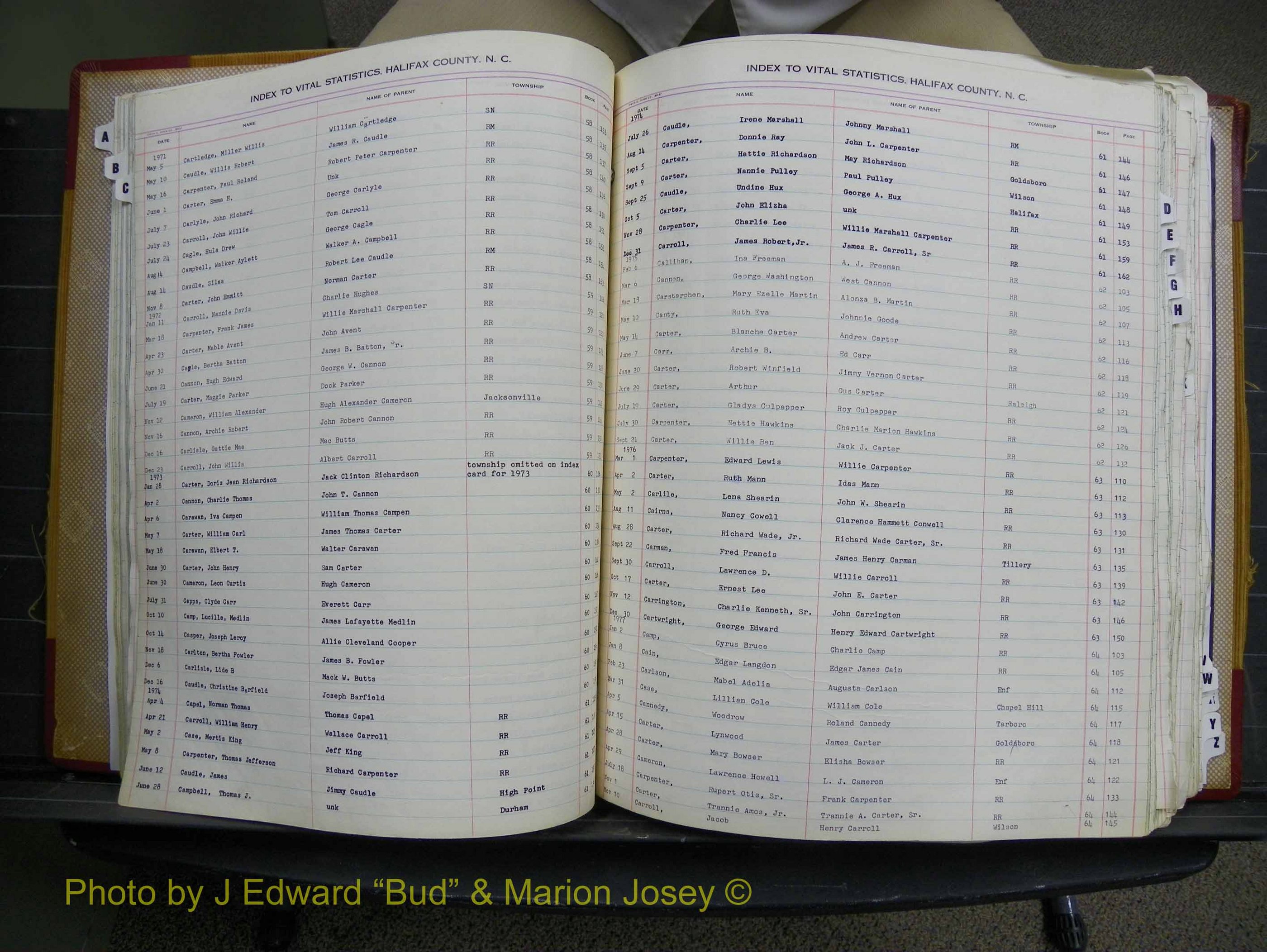 Halifax Deaths, A-Z, 1961-1977 (140).JPG