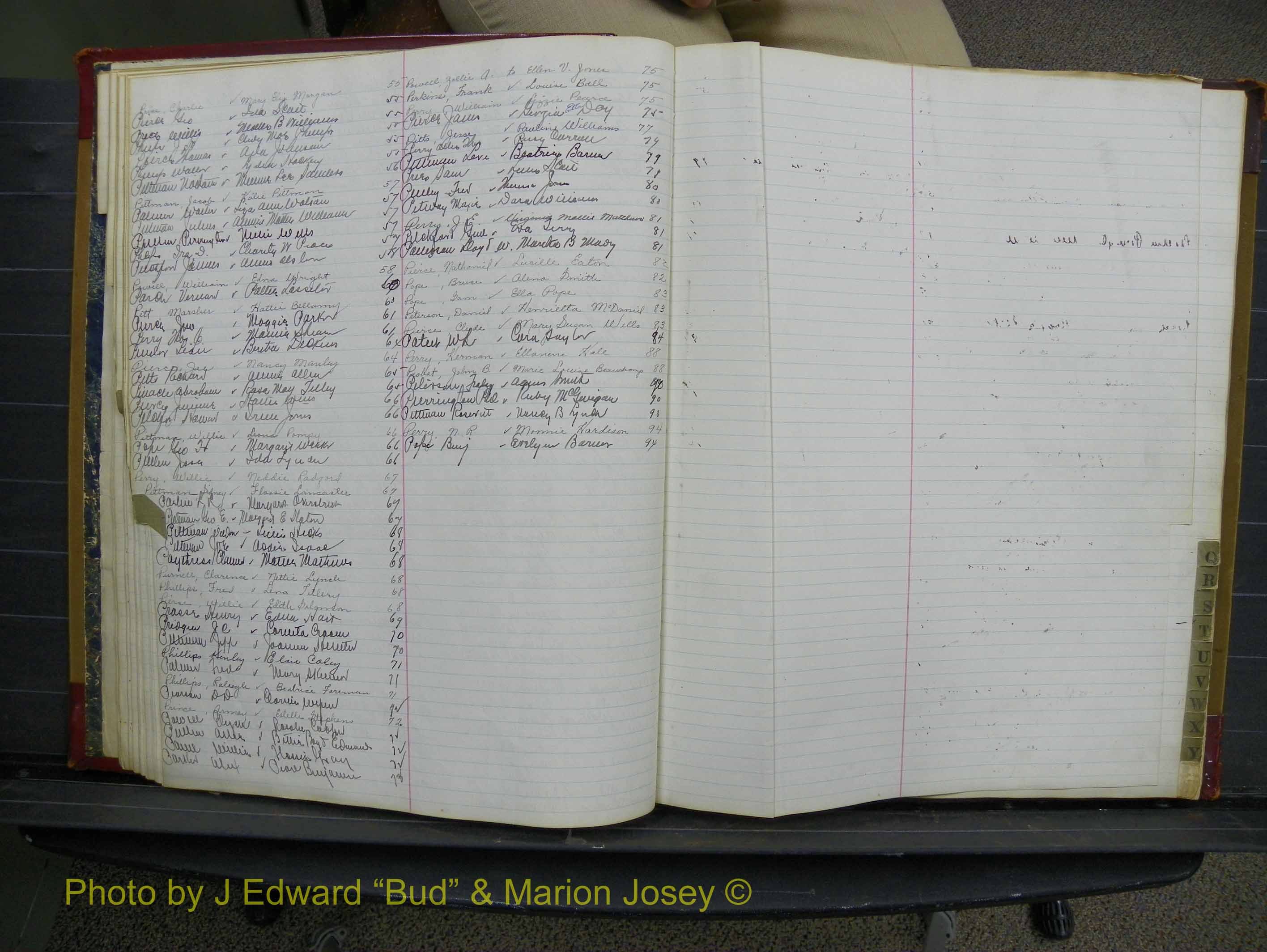 Halifax Marriage Book 10, 1923-1931 Index P2.JPG