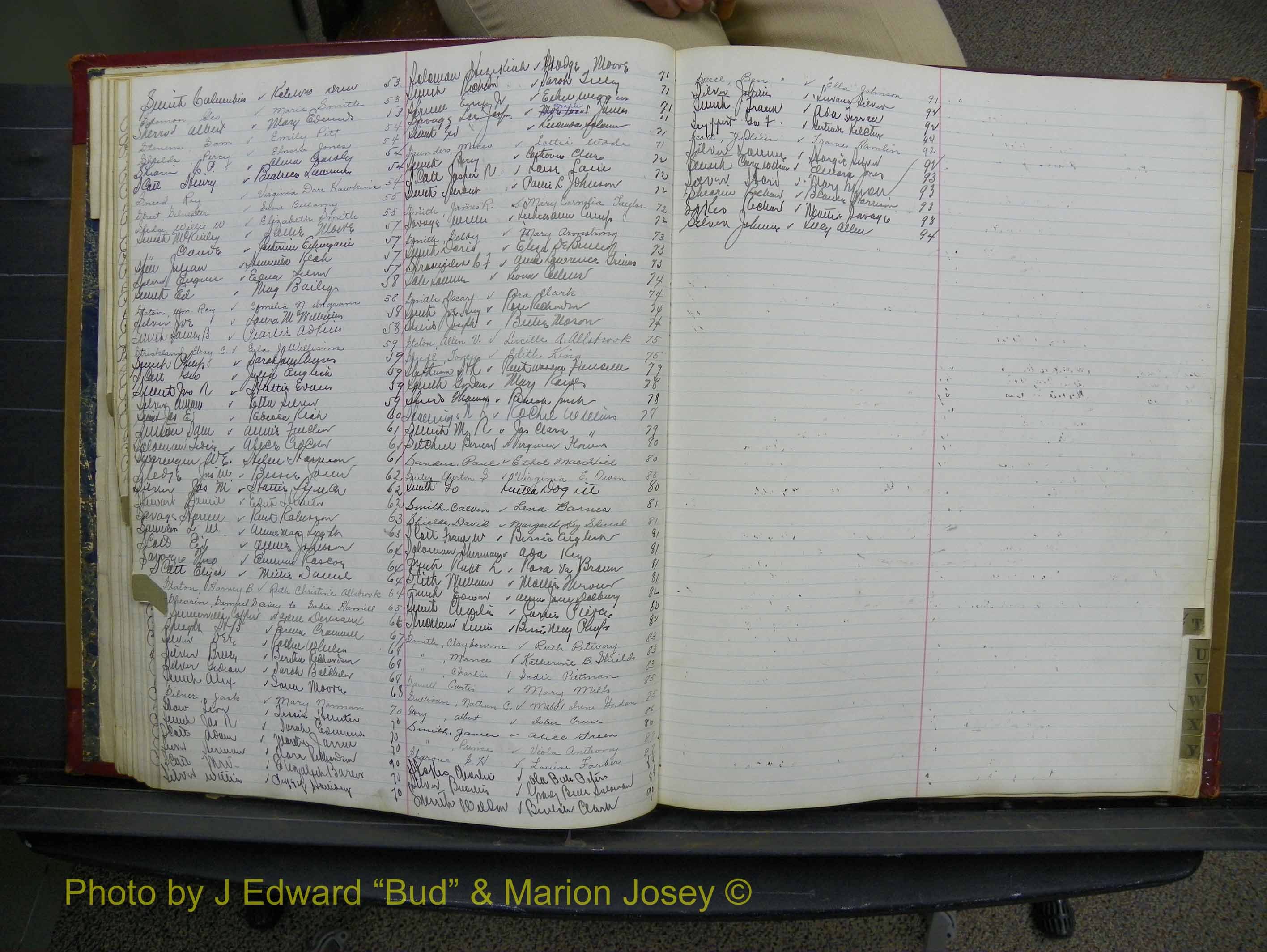 Halifax Marriage Book 10, 1923-1931 Index S2.JPG