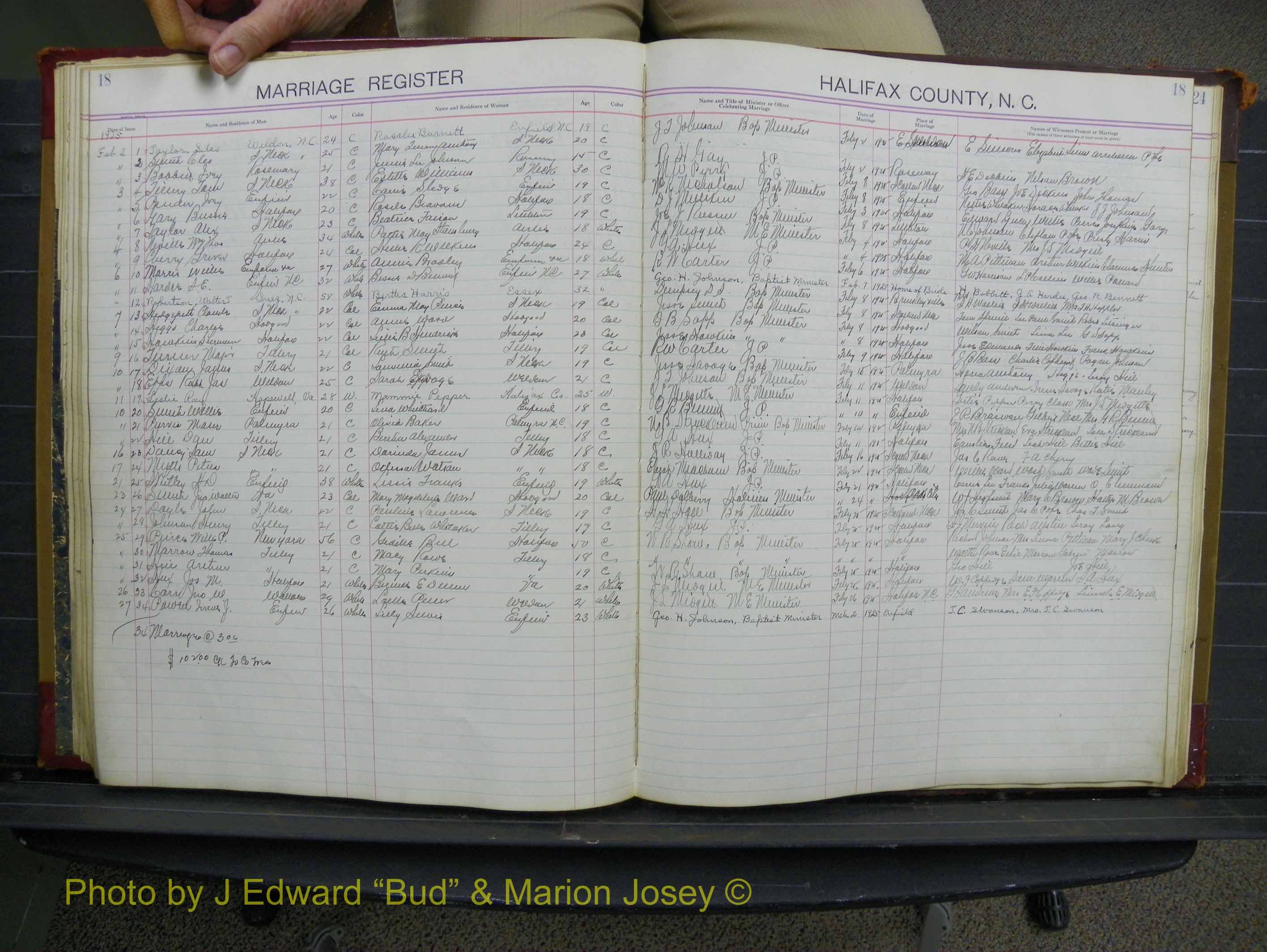 Halifax Marriage Book 10, 1923-1931 P 018.JPG