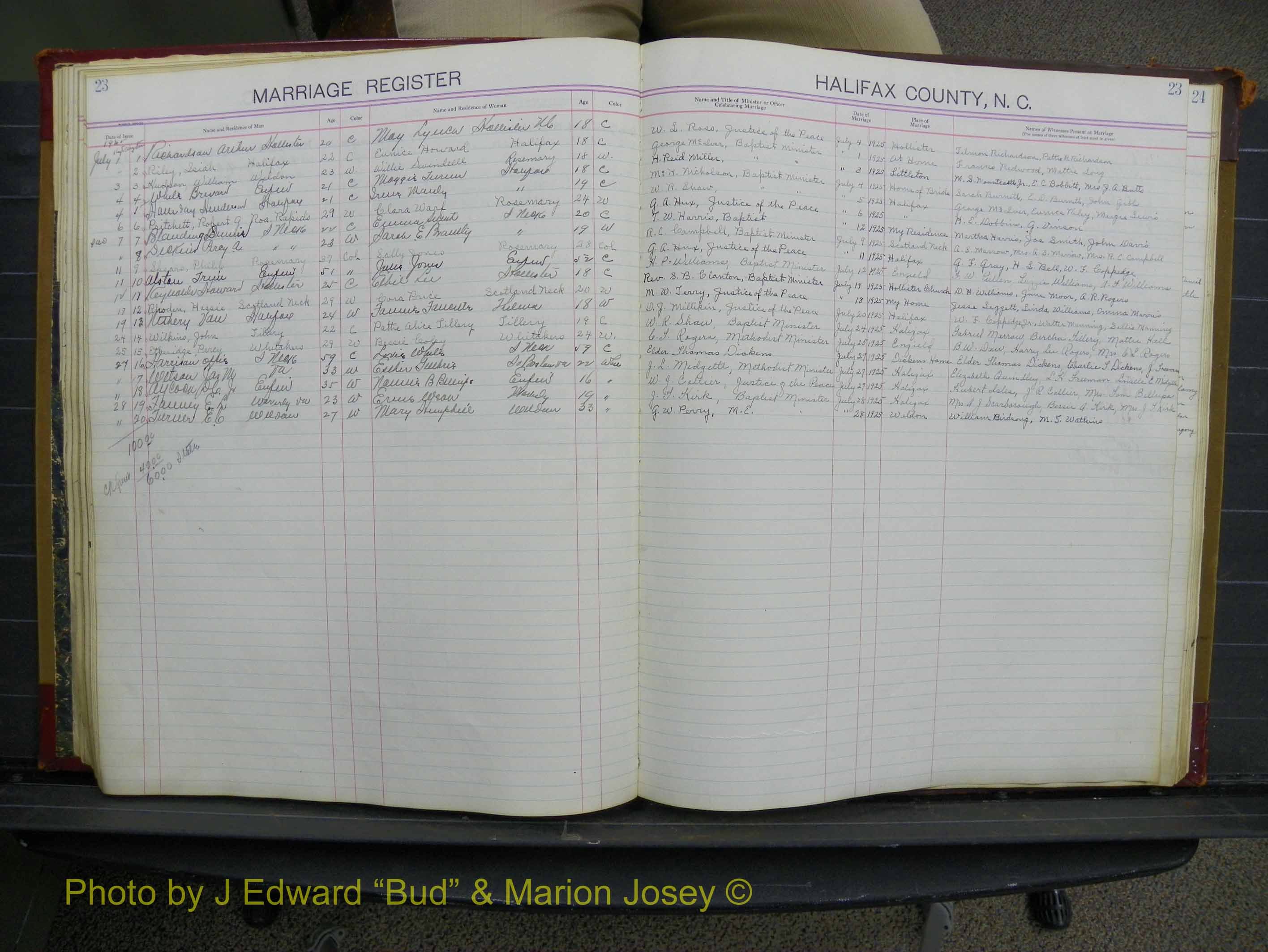 Halifax Marriage Book 10, 1923-1931 P 023.JPG