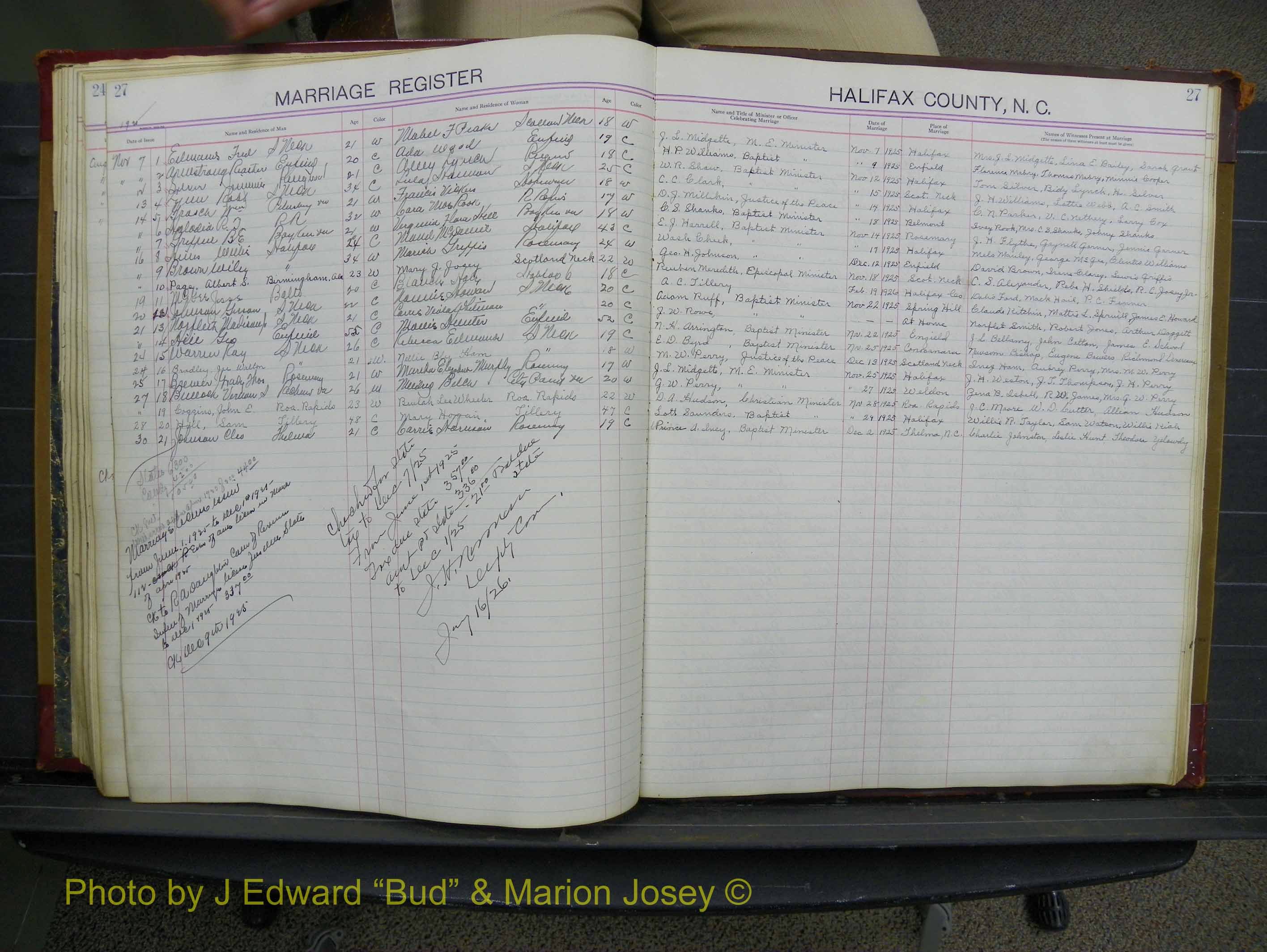Halifax Marriage Book 10, 1923-1931 P 027.JPG