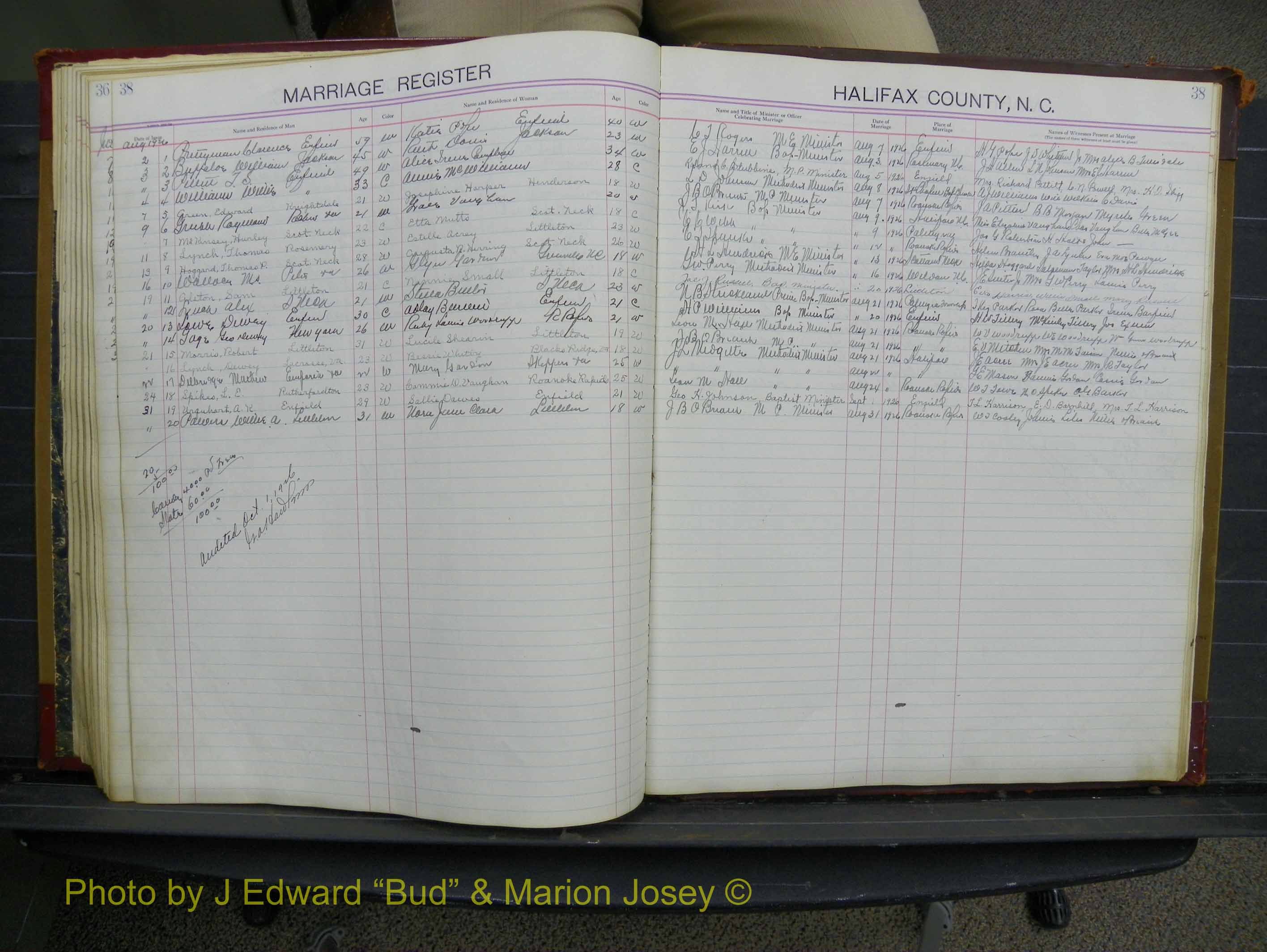 Halifax Marriage Book 10, 1923-1931 P 038.JPG