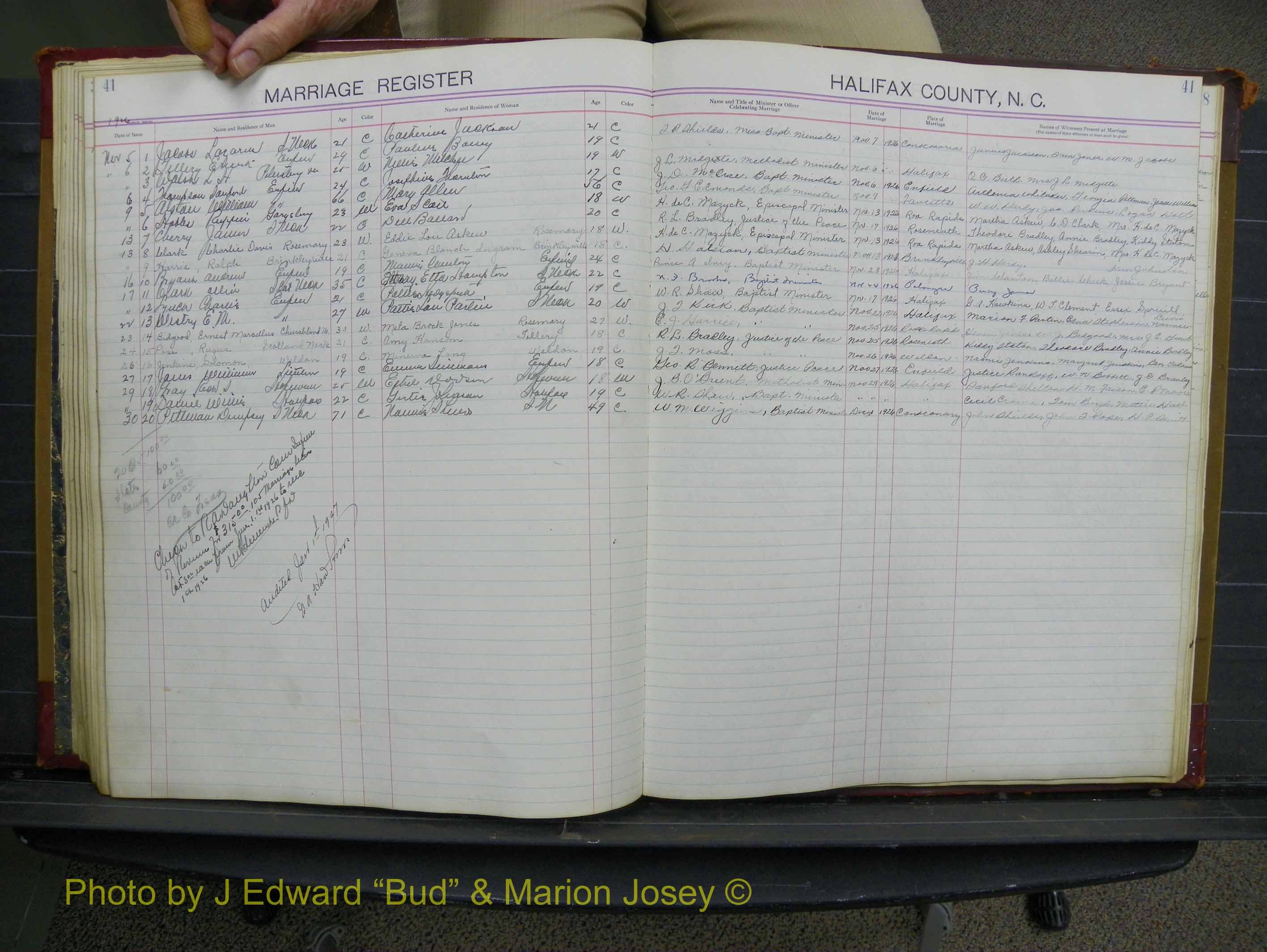 Halifax Marriage Book 10, 1923-1931 P 041.JPG