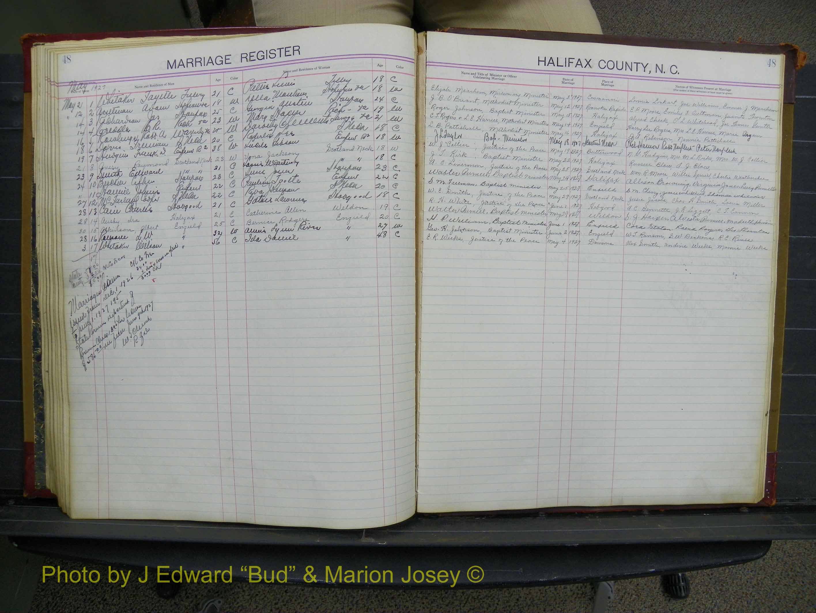 Halifax Marriage Book 10, 1923-1931 P 048.JPG