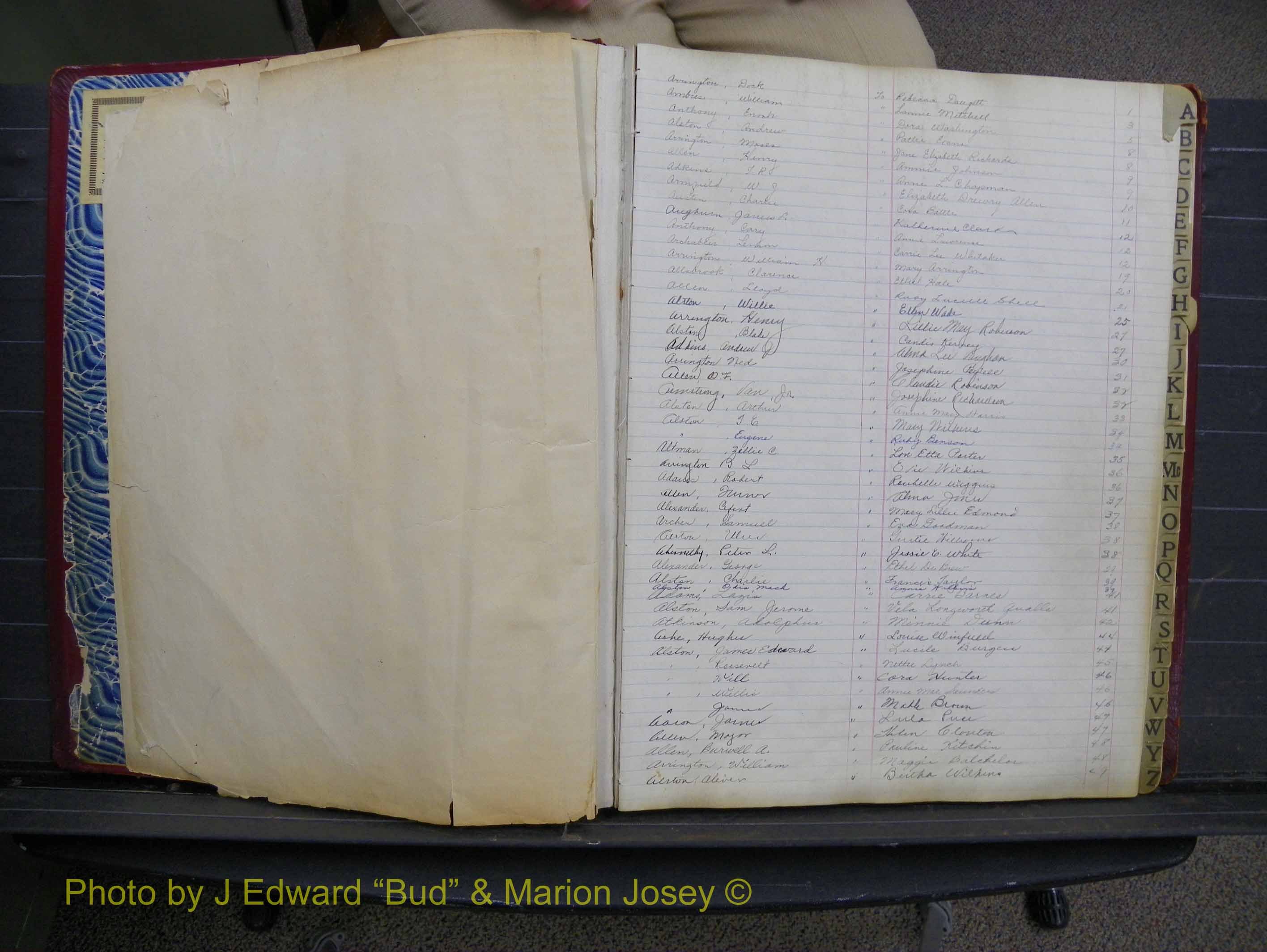 Halifax Marriage Book 11, 1931-1938 Index A.JPG
