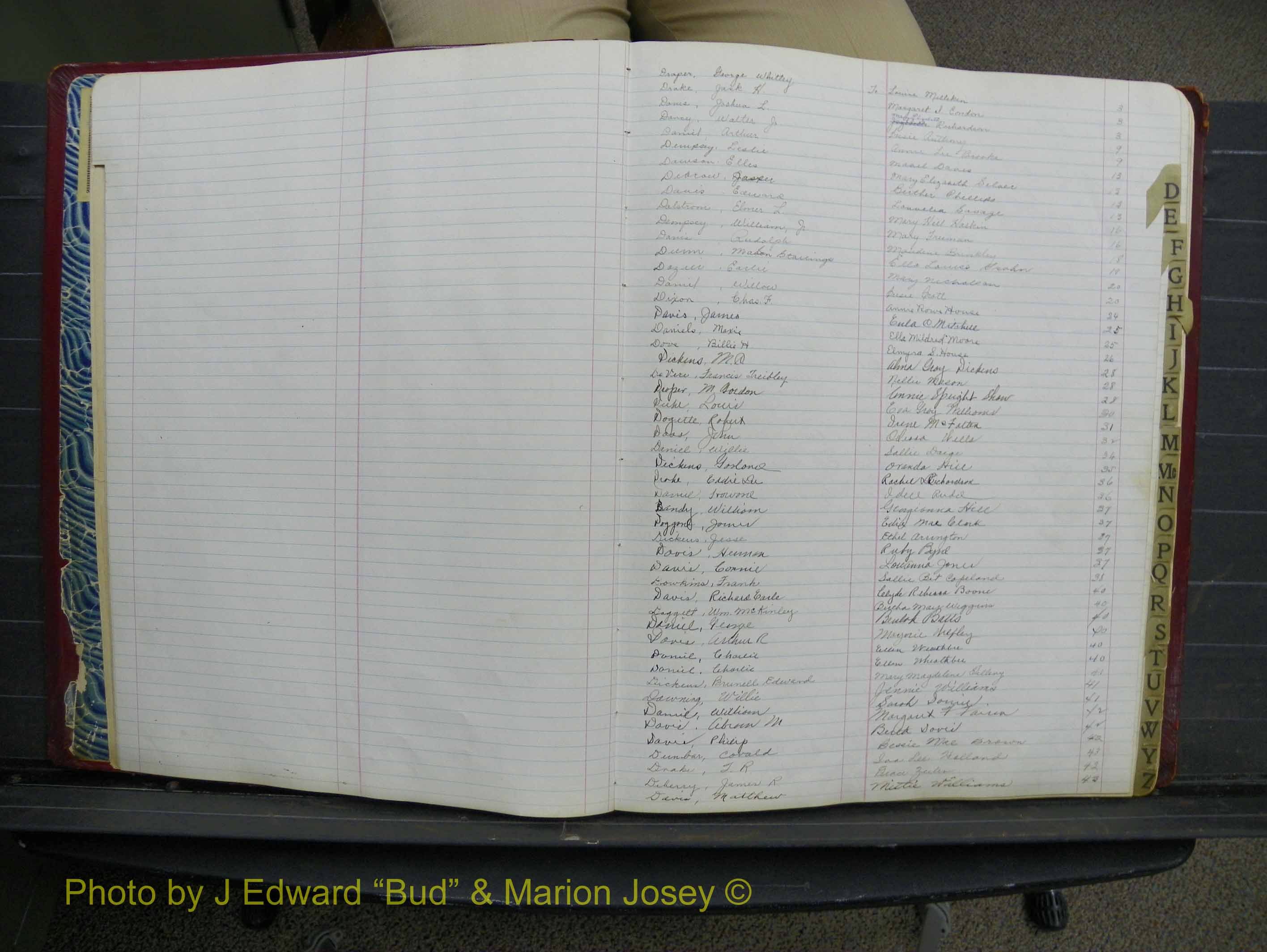Halifax Marriage Book 11, 1931-1938 Index D.JPG