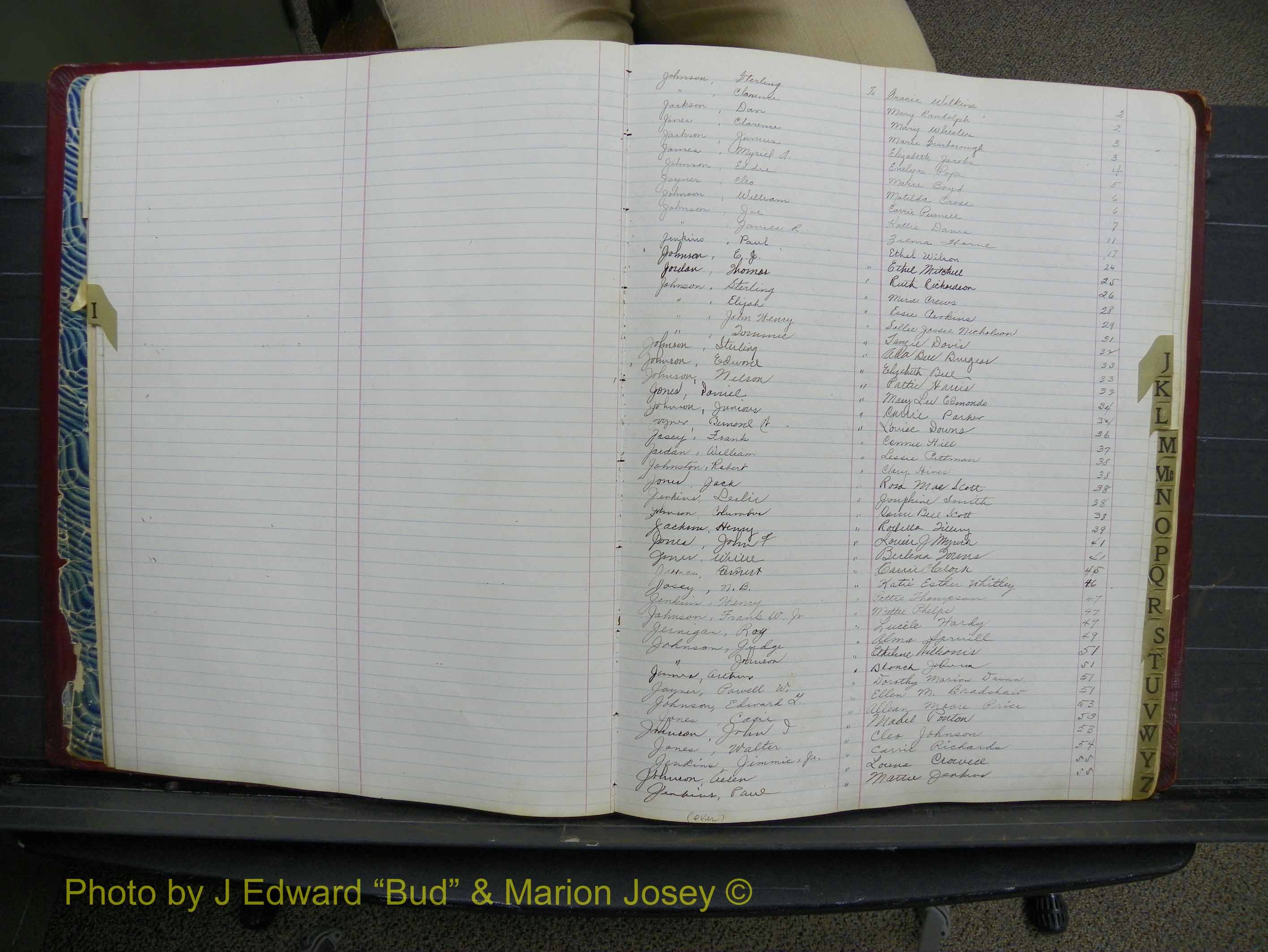 Halifax Marriage Book 11, 1931-1938 Index J.JPG