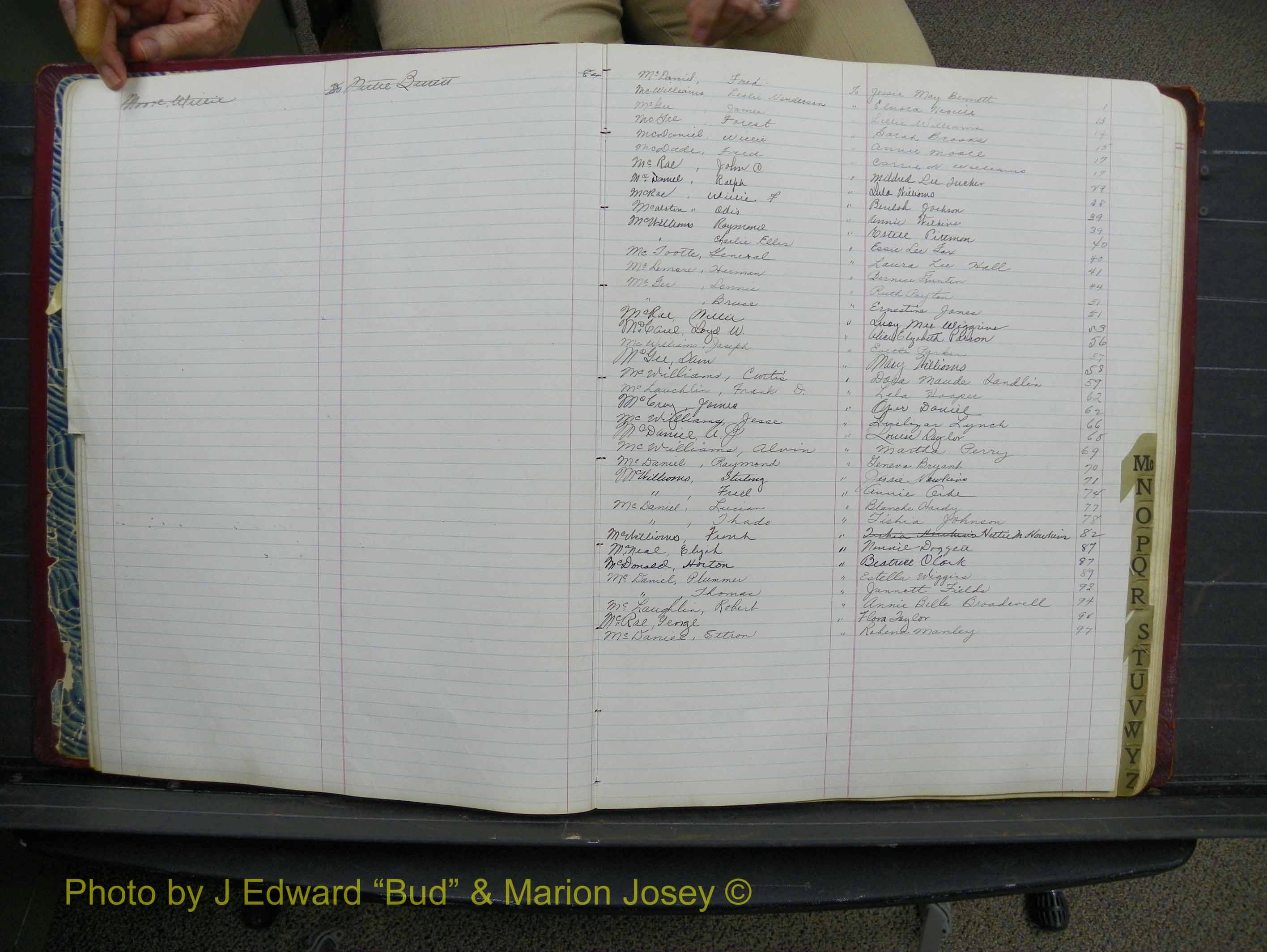 Halifax Marriage Book 11, 1931-1938 Index Mc.JPG