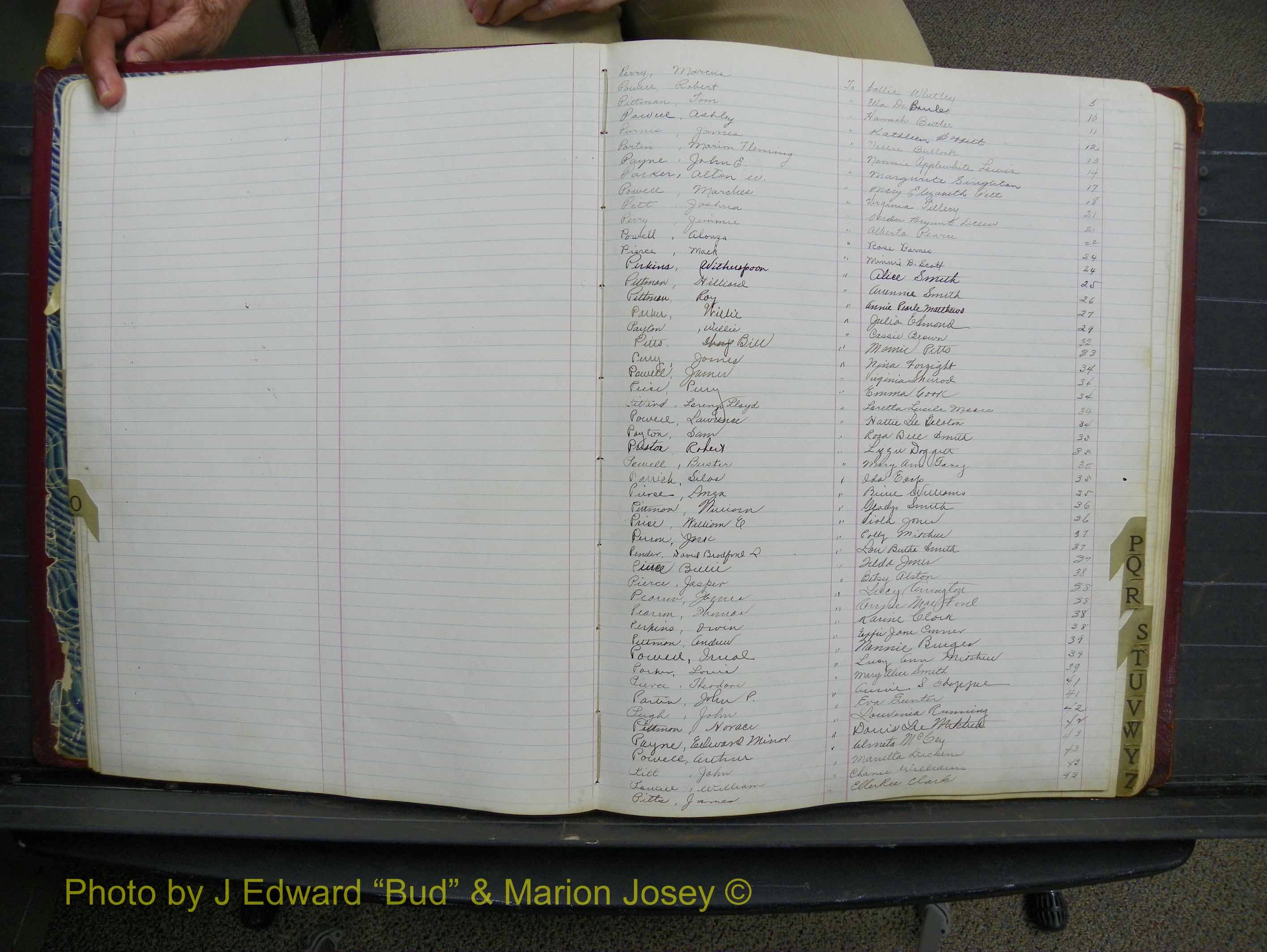 Halifax Marriage Book 11, 1931-1938 Index P.JPG