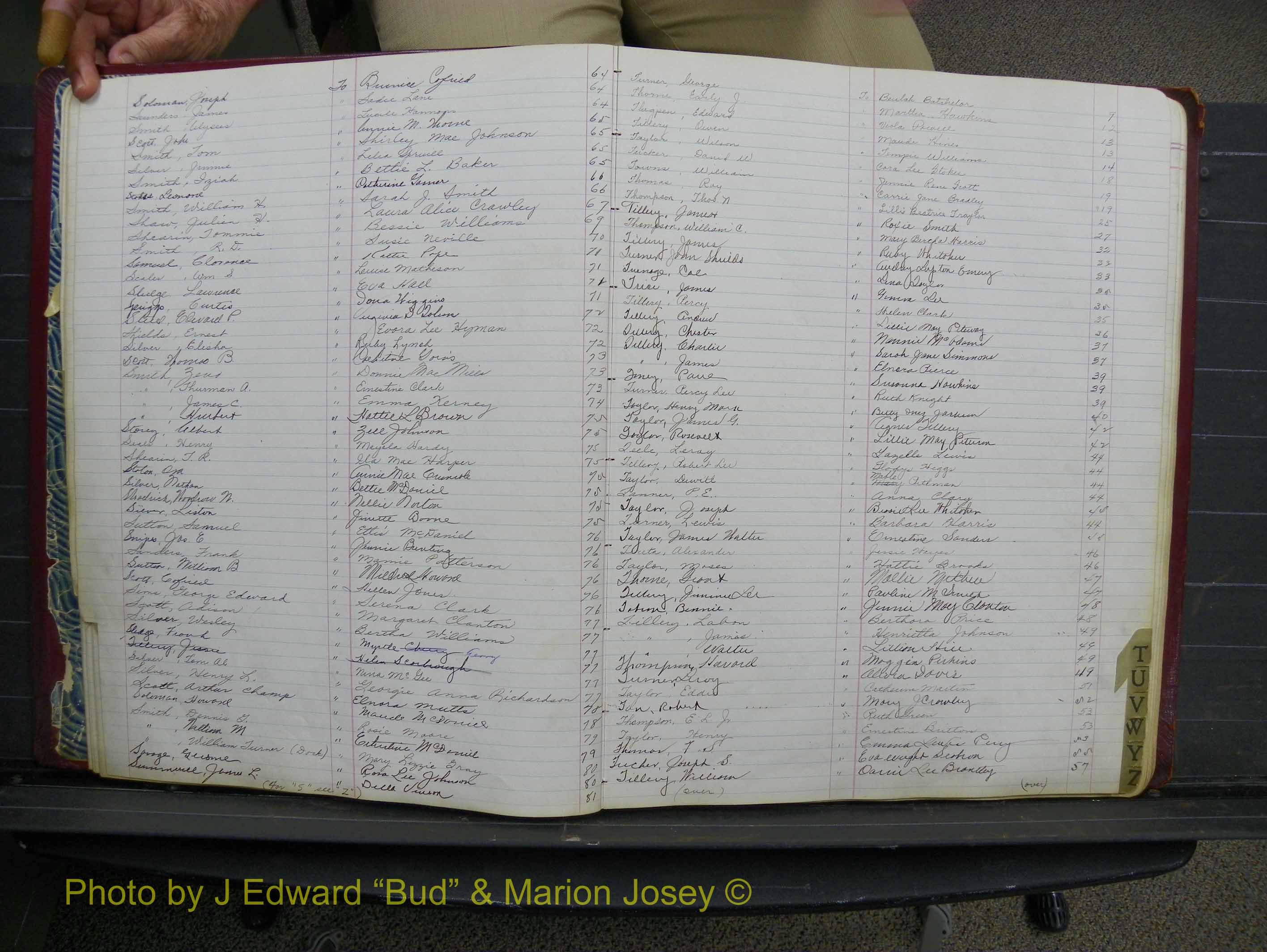 Halifax Marriage Book 11, 1931-1938 Index S3 & T1.JPG