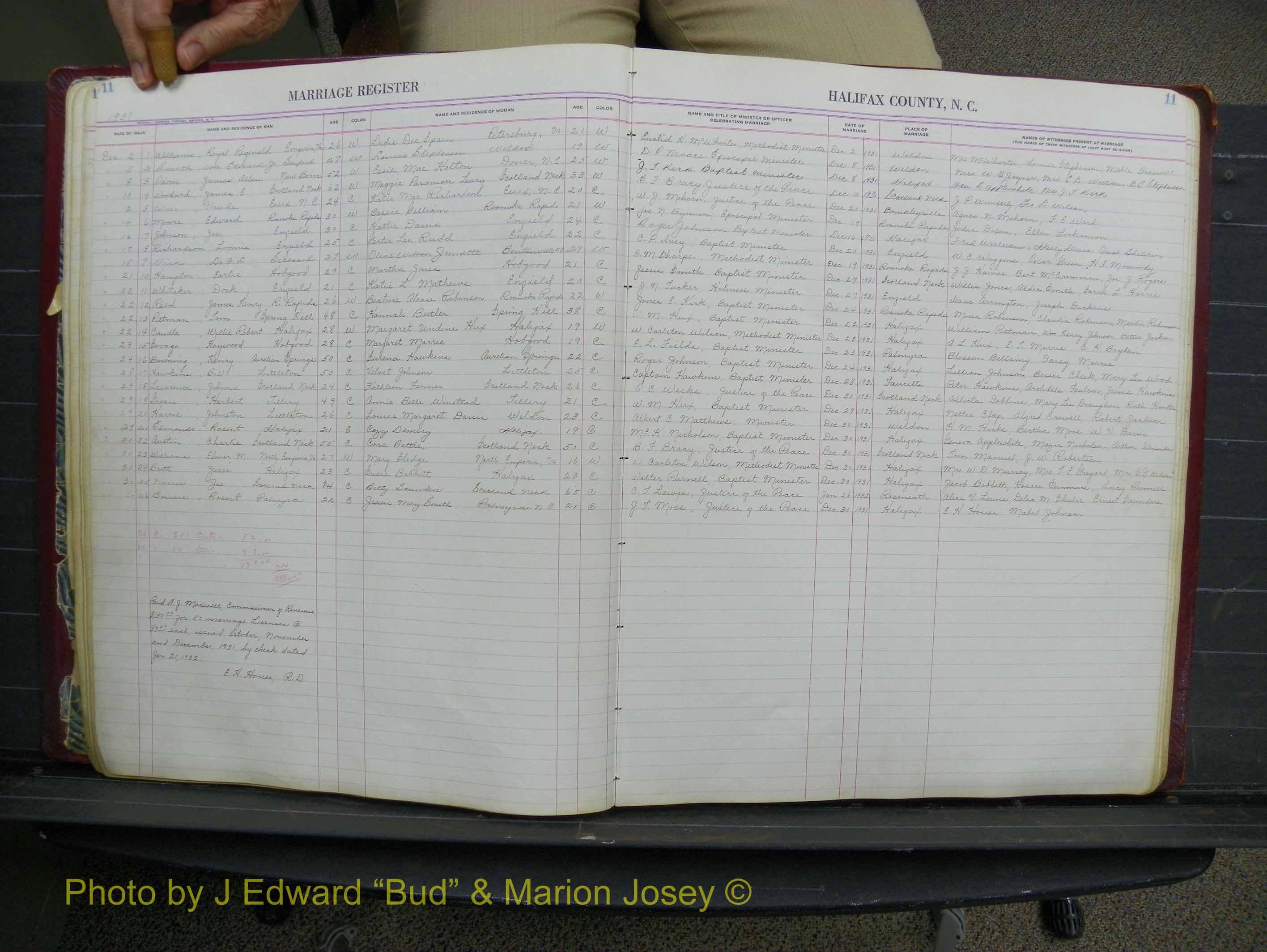 Halifax Marriage Book 11, 1931-1938 P 011.JPG