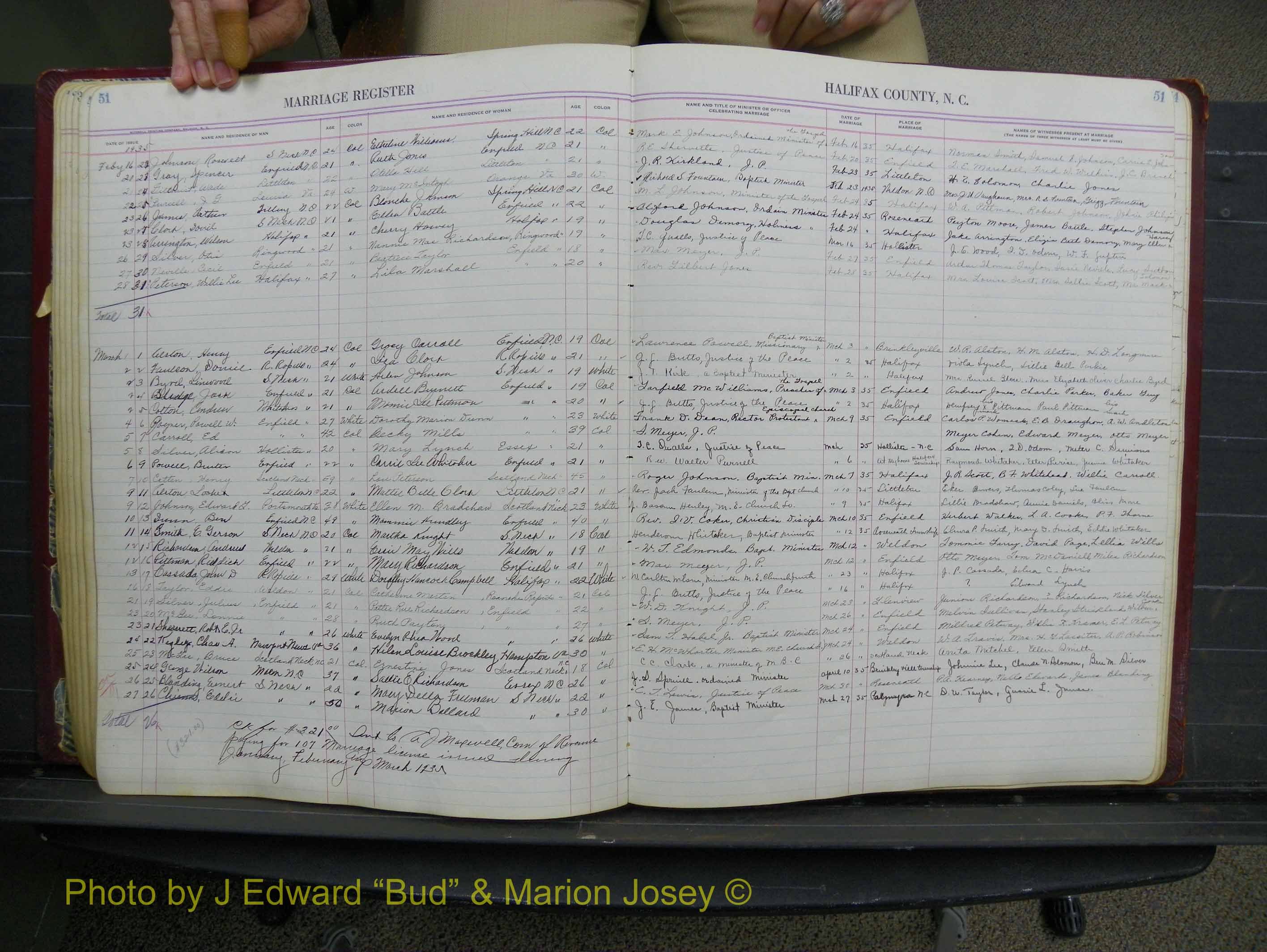 Halifax Marriage Book 11, 1931-1938 P 051.JPG
