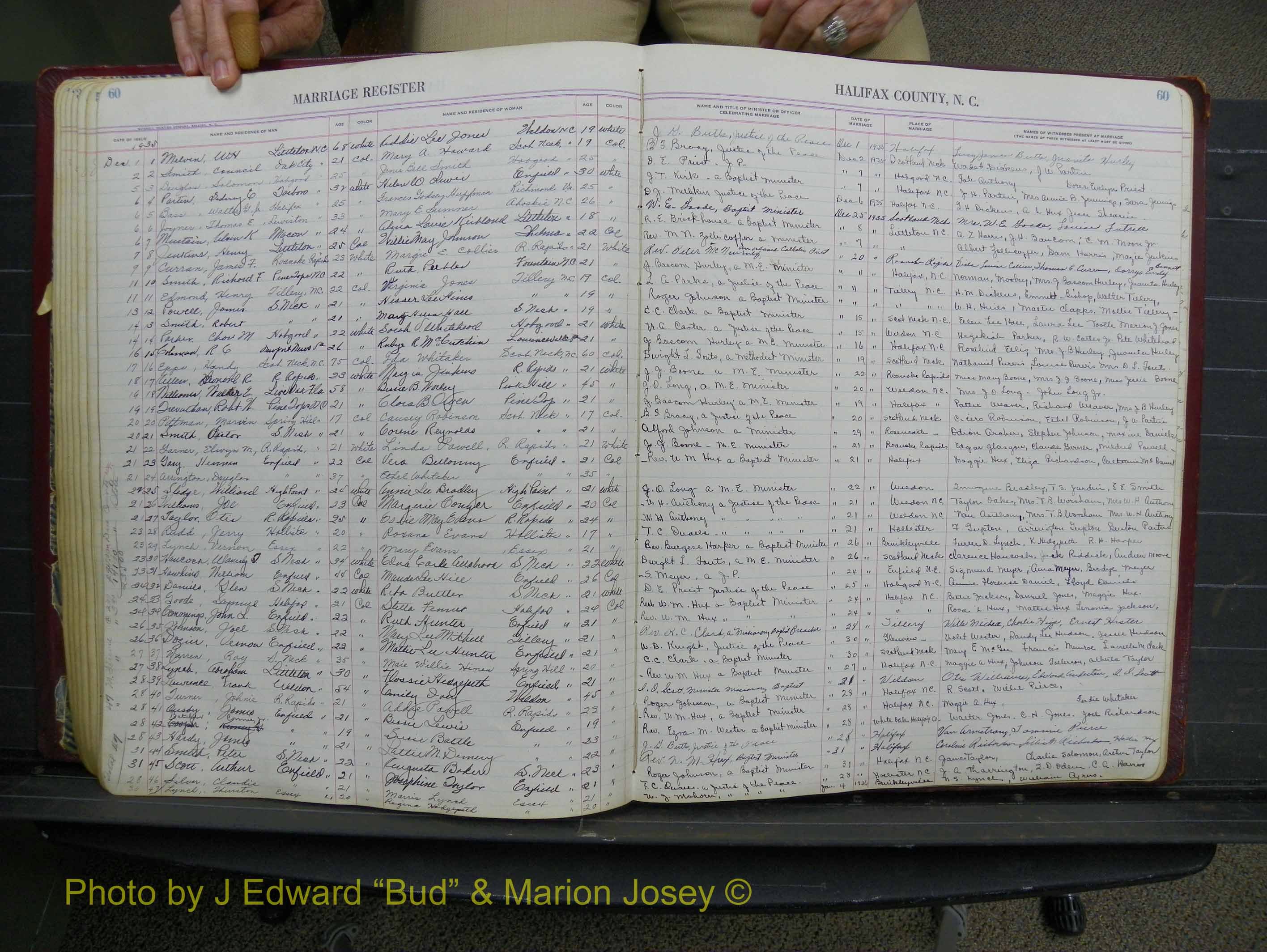 Halifax Marriage Book 11, 1931-1938 P 060.JPG