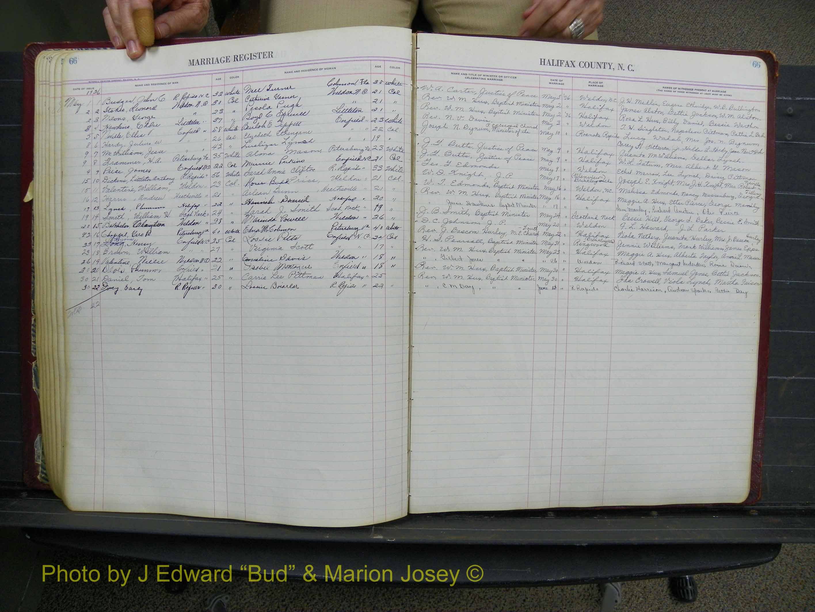 Halifax Marriage Book 11, 1931-1938 P 066.JPG