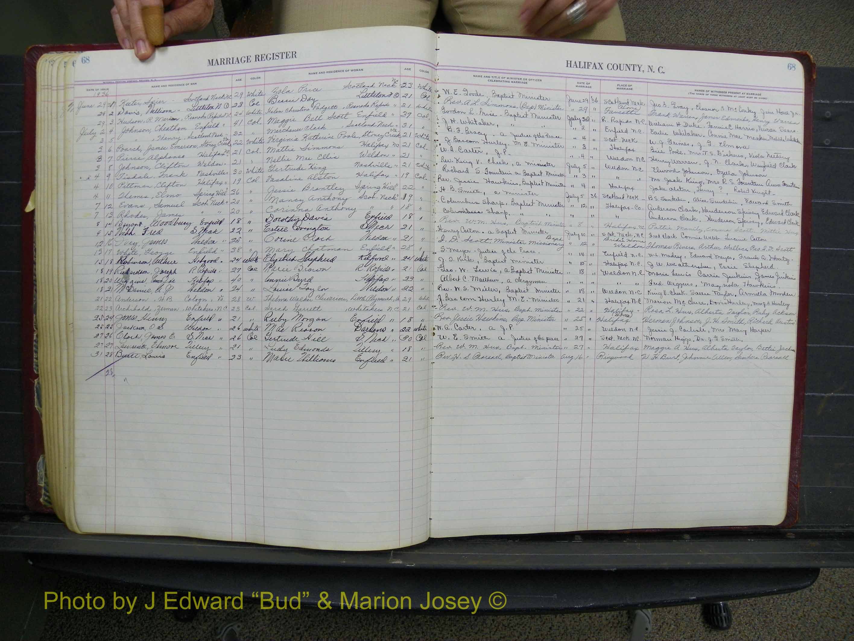 Halifax Marriage Book 11, 1931-1938 P 068.JPG