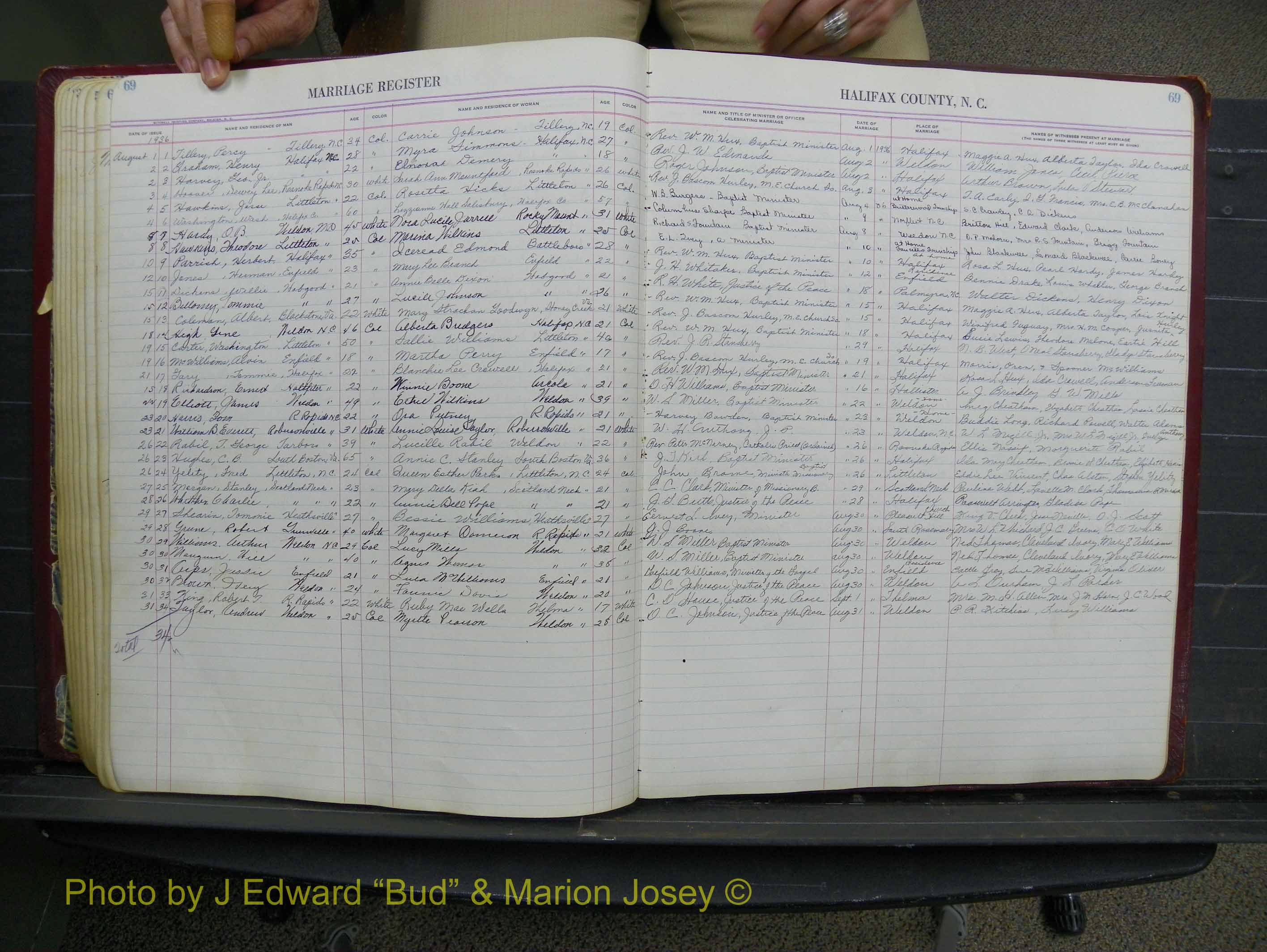 Halifax Marriage Book 11, 1931-1938 P 069.JPG
