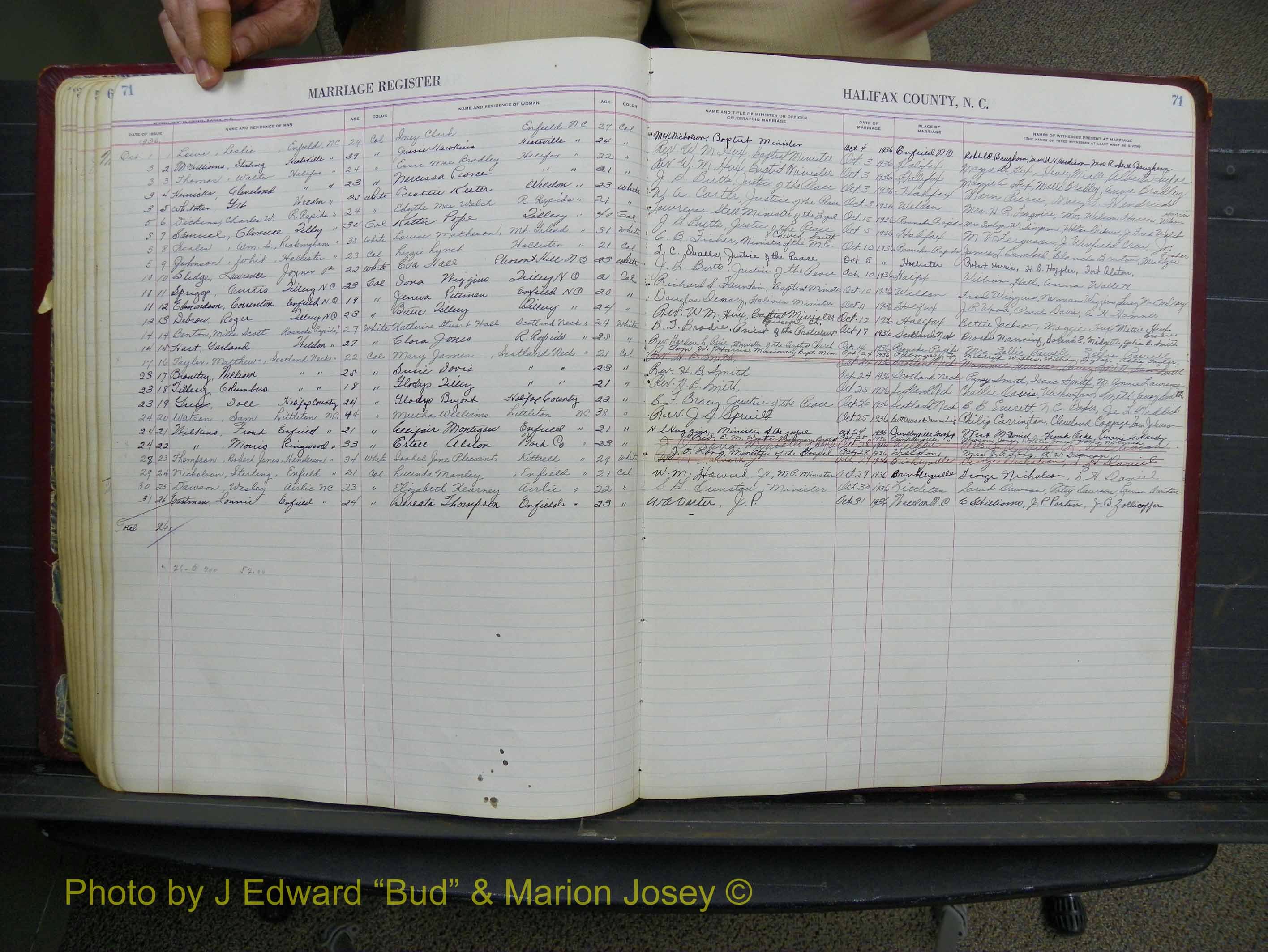 Halifax Marriage Book 11, 1931-1938 P 071.JPG