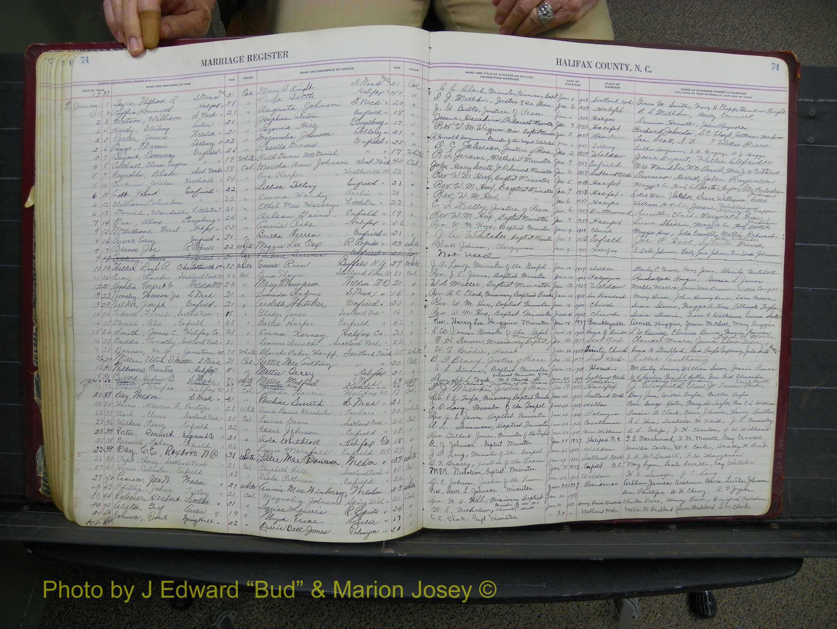 Halifax Marriage Book 11, 1931-1938 P 074.JPG