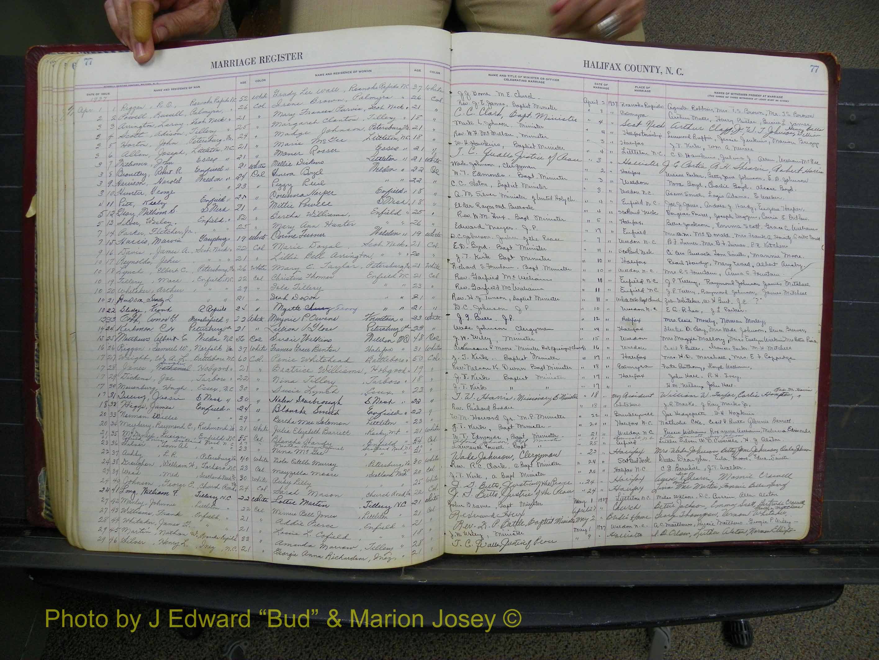 Halifax Marriage Book 11, 1931-1938 P 077.JPG